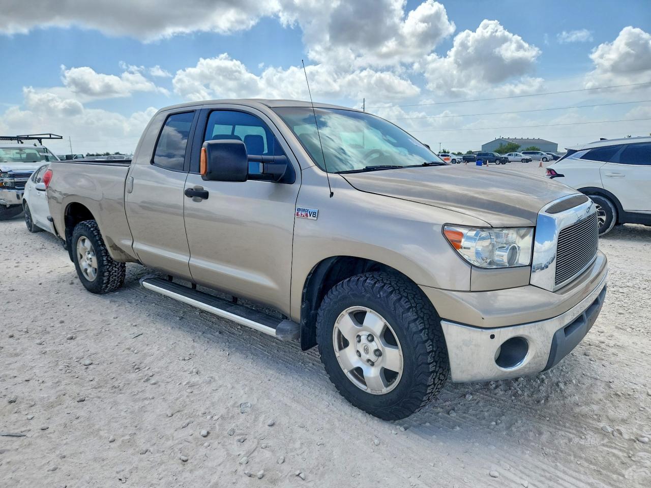 2008 Toyota Tundra Sr5 Tan vin: 5TFRV54128X039930