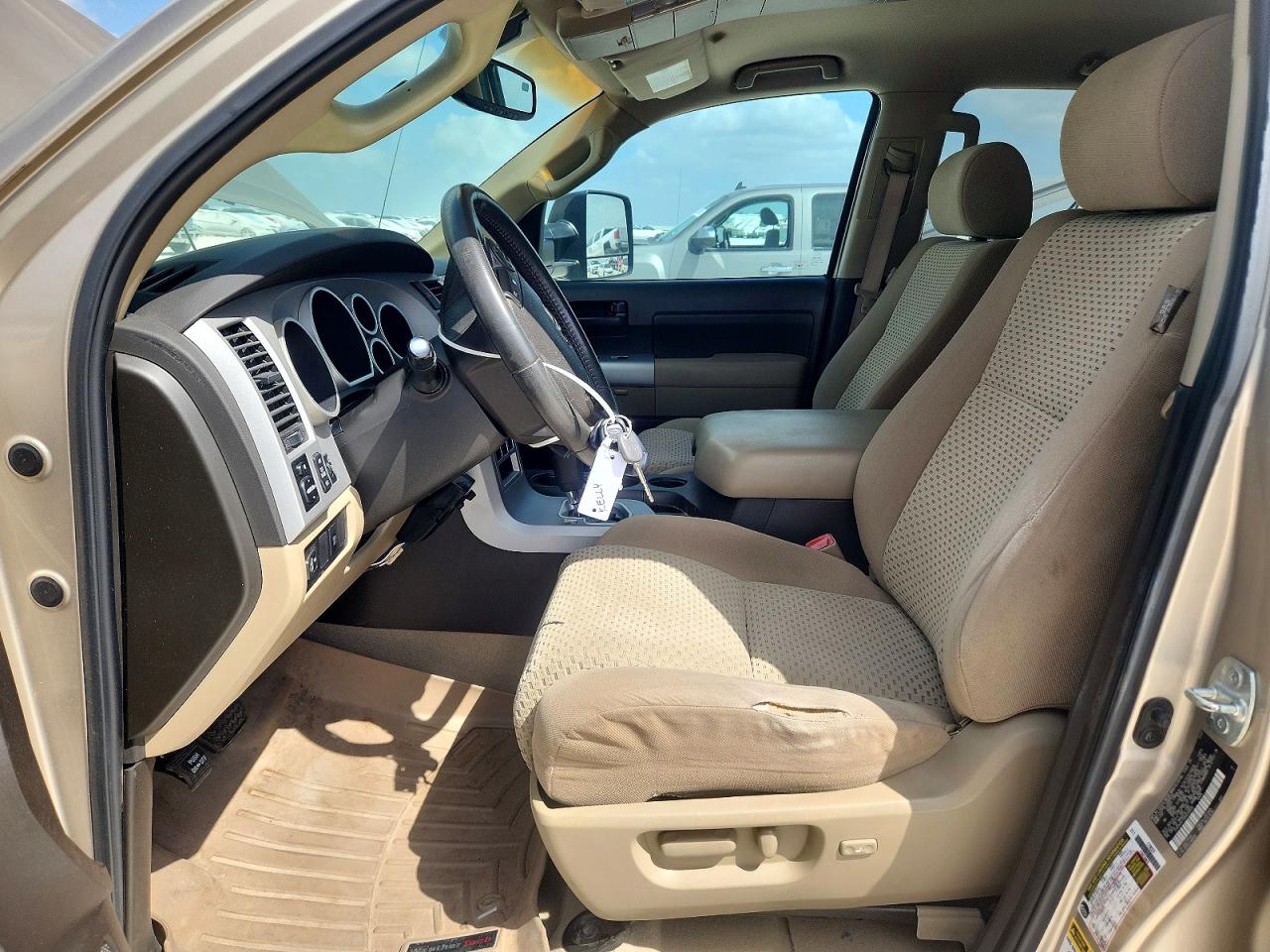 2008 Toyota Tundra Sr5 Tan vin: 5TFRV54128X039930
