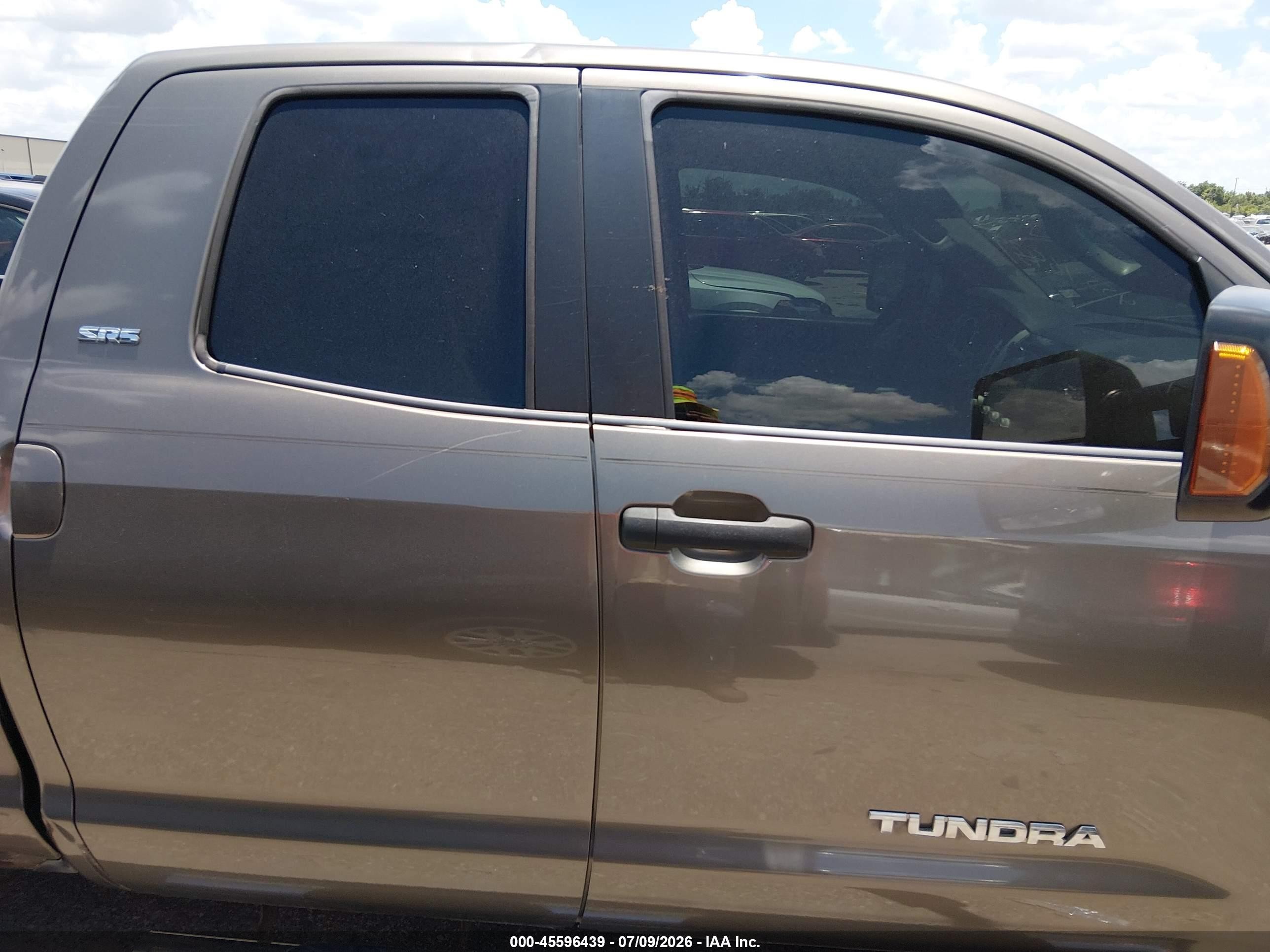 2008 Toyota Tundra Sr5 5.7l V8 Gray vin: 5TFRV54128X043539