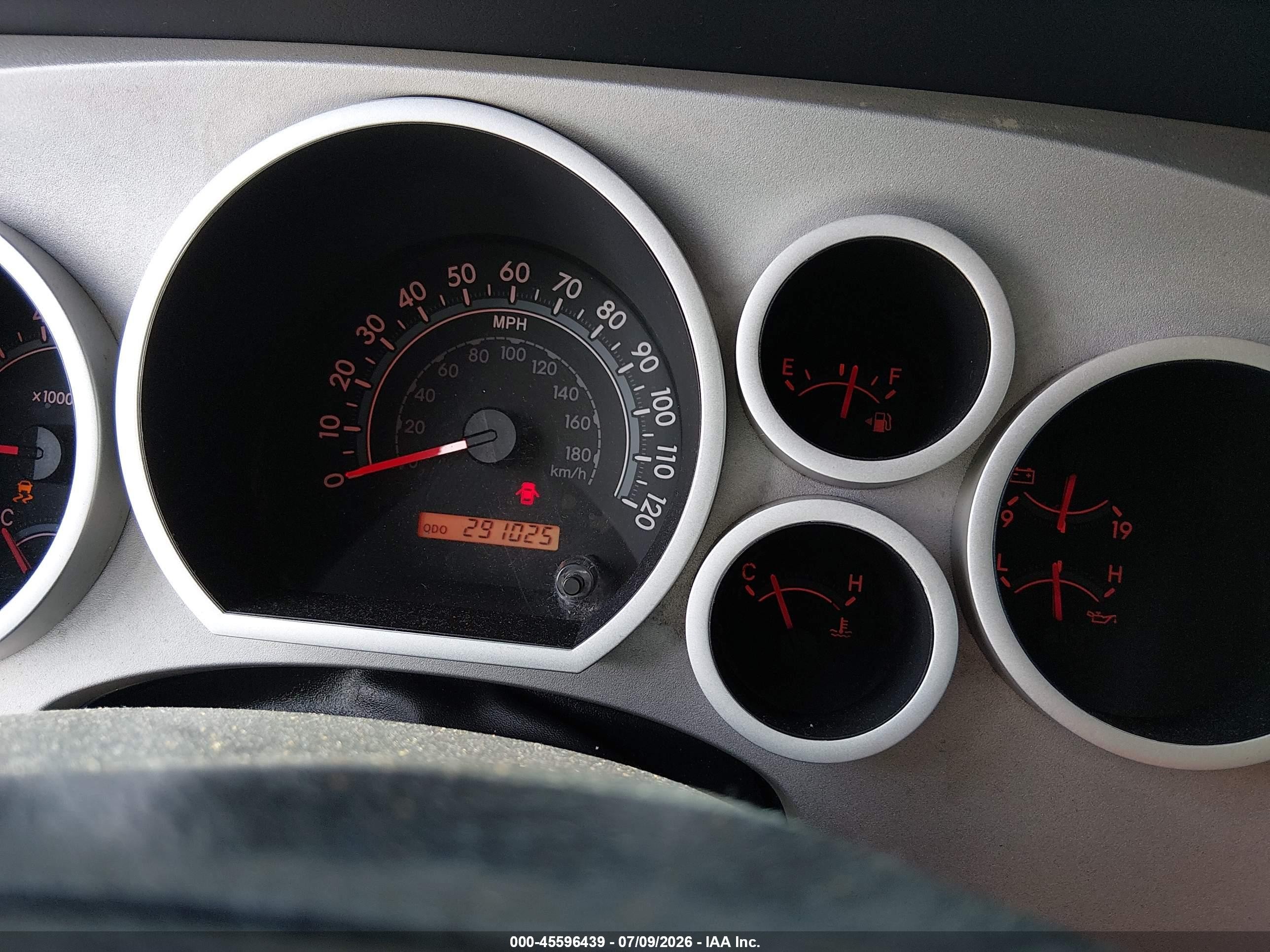 2008 Toyota Tundra Sr5 5.7l V8 Gray vin: 5TFRV54128X043539