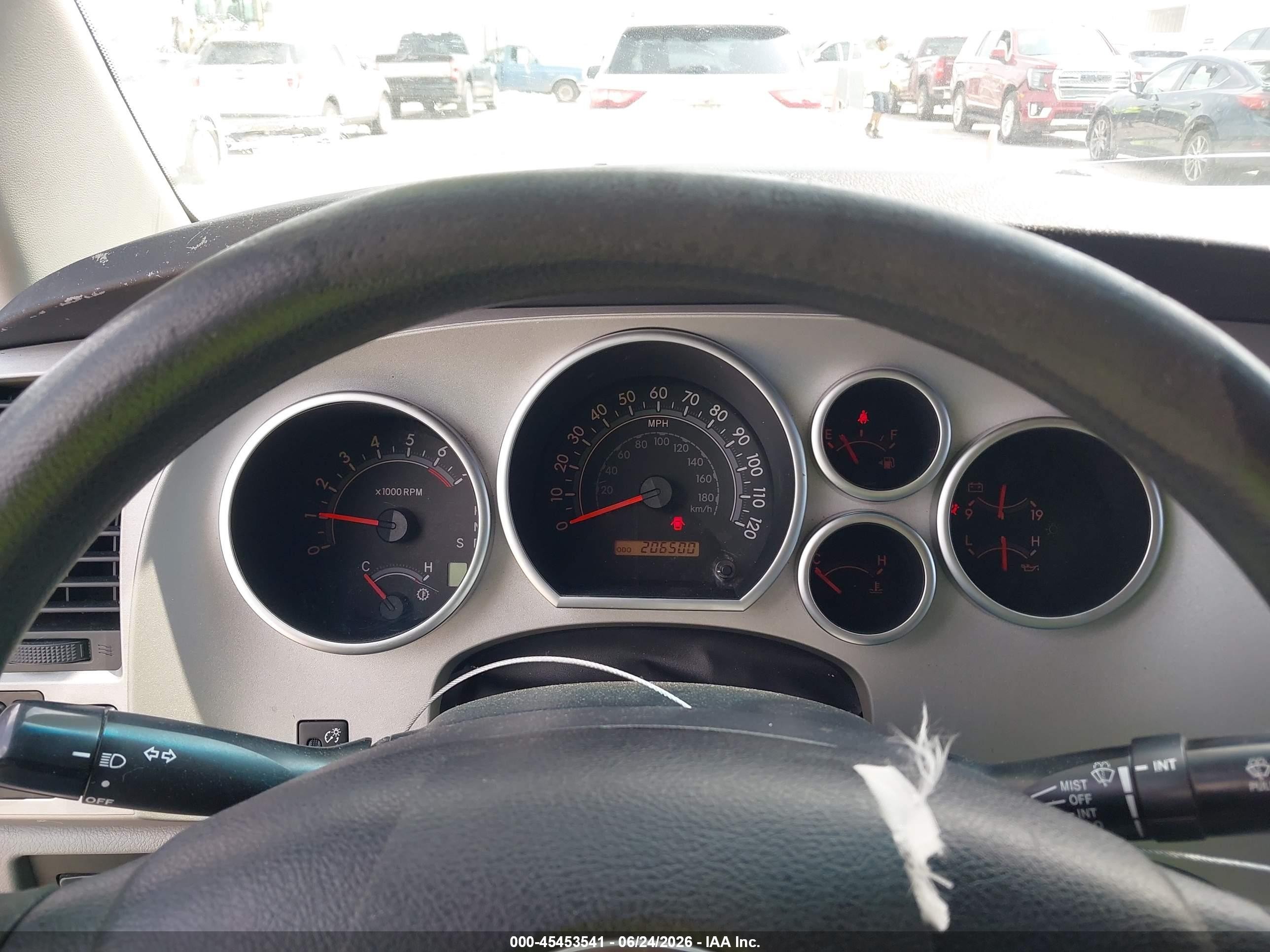 2007 Toyota Tundra Sr5 V8 Gray vin: 5TFRV54137X009950