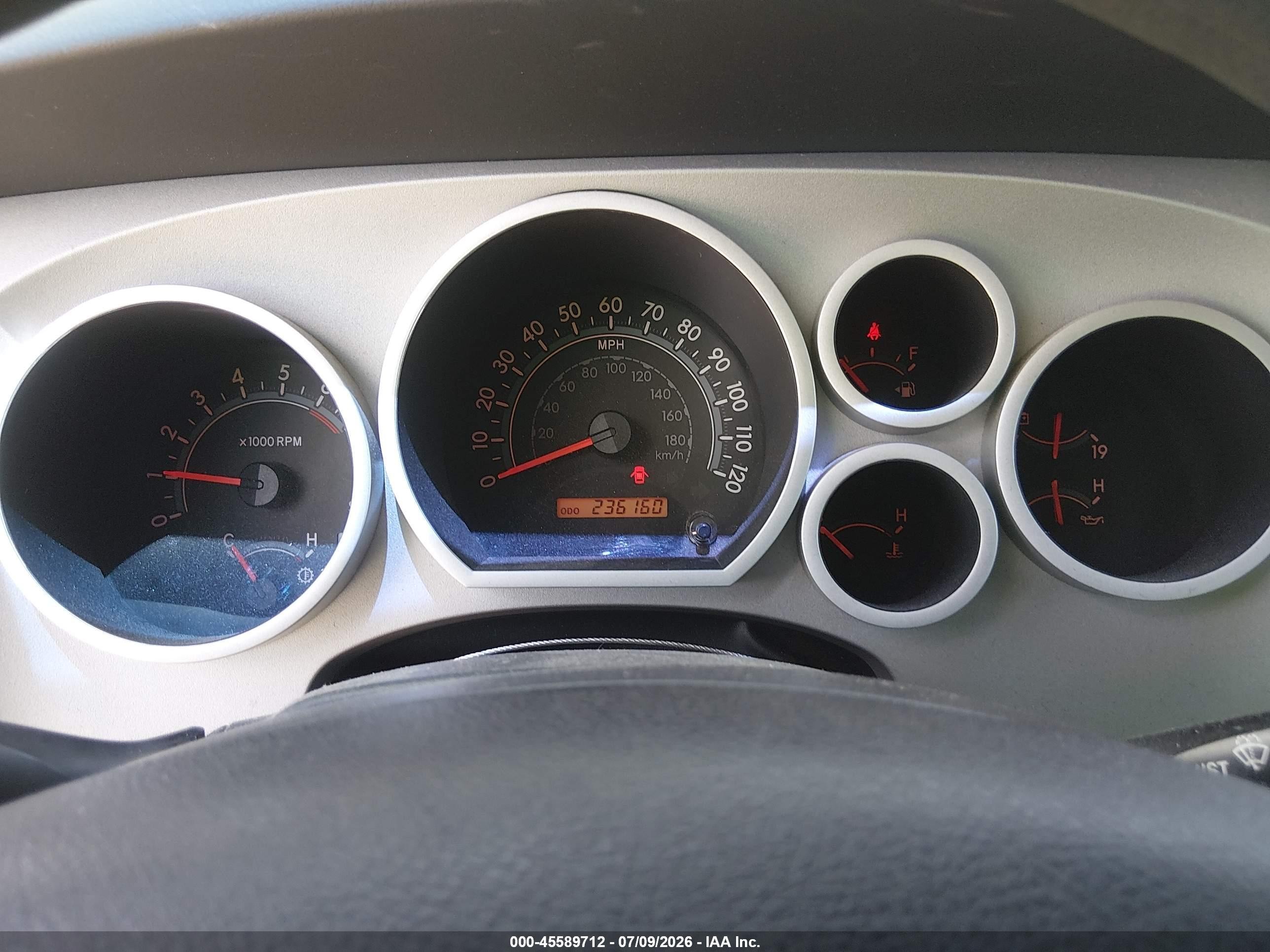 2007 Toyota Tundra Sr5 V8 Black vin: 5TFRV54137X025761