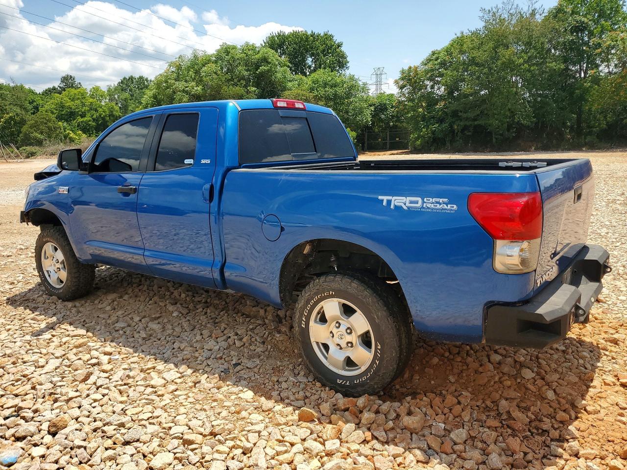 2008 Toyota Tundra Sr5 Blue vin: 5TFRV54138X040472
