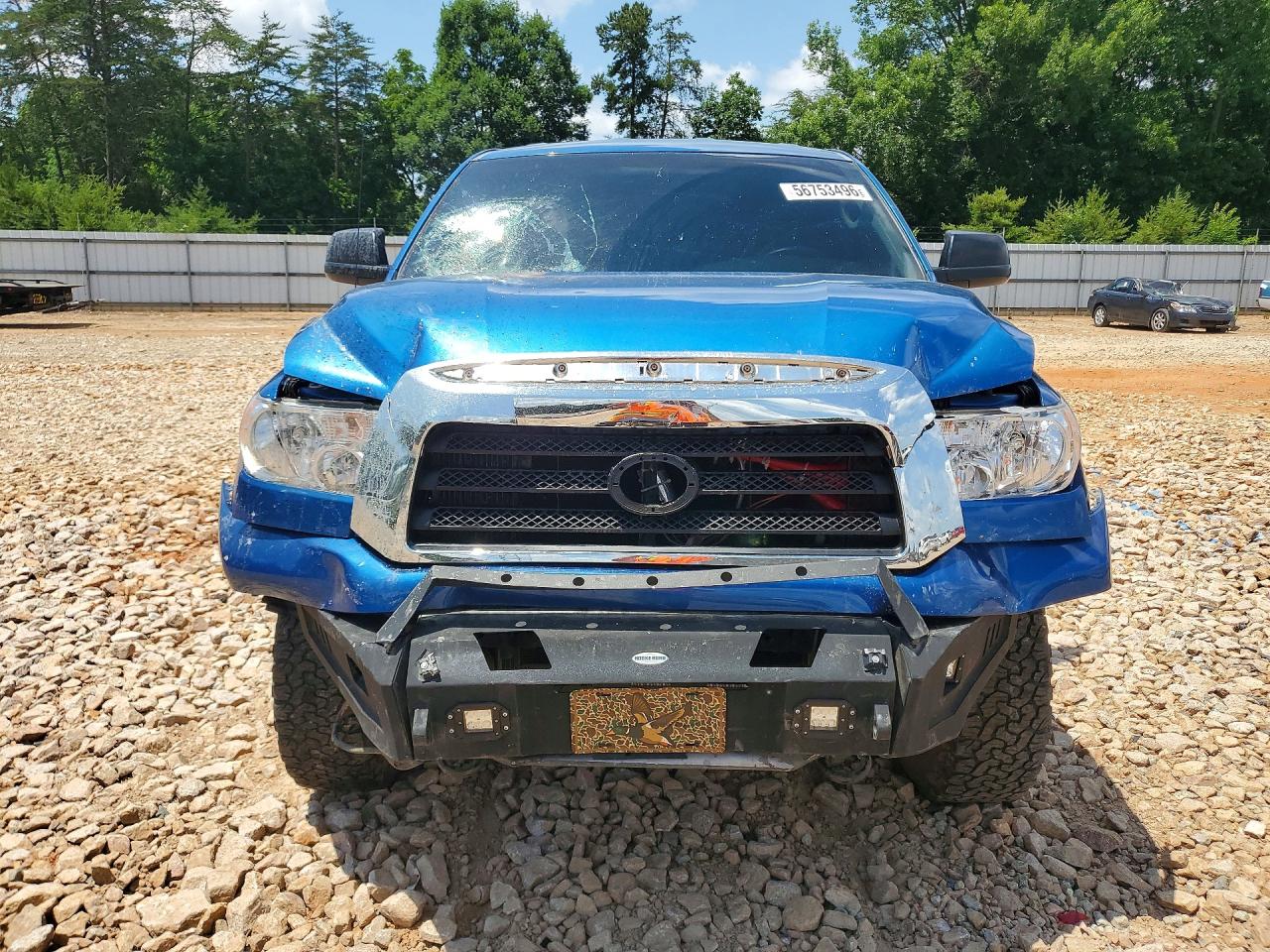 2008 Toyota Tundra Sr5 Blue vin: 5TFRV54138X040472