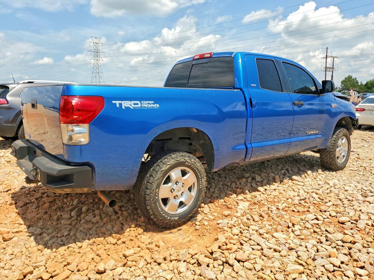 2008 Toyota Tundra Sr5 Blue vin: 5TFRV54138X040472