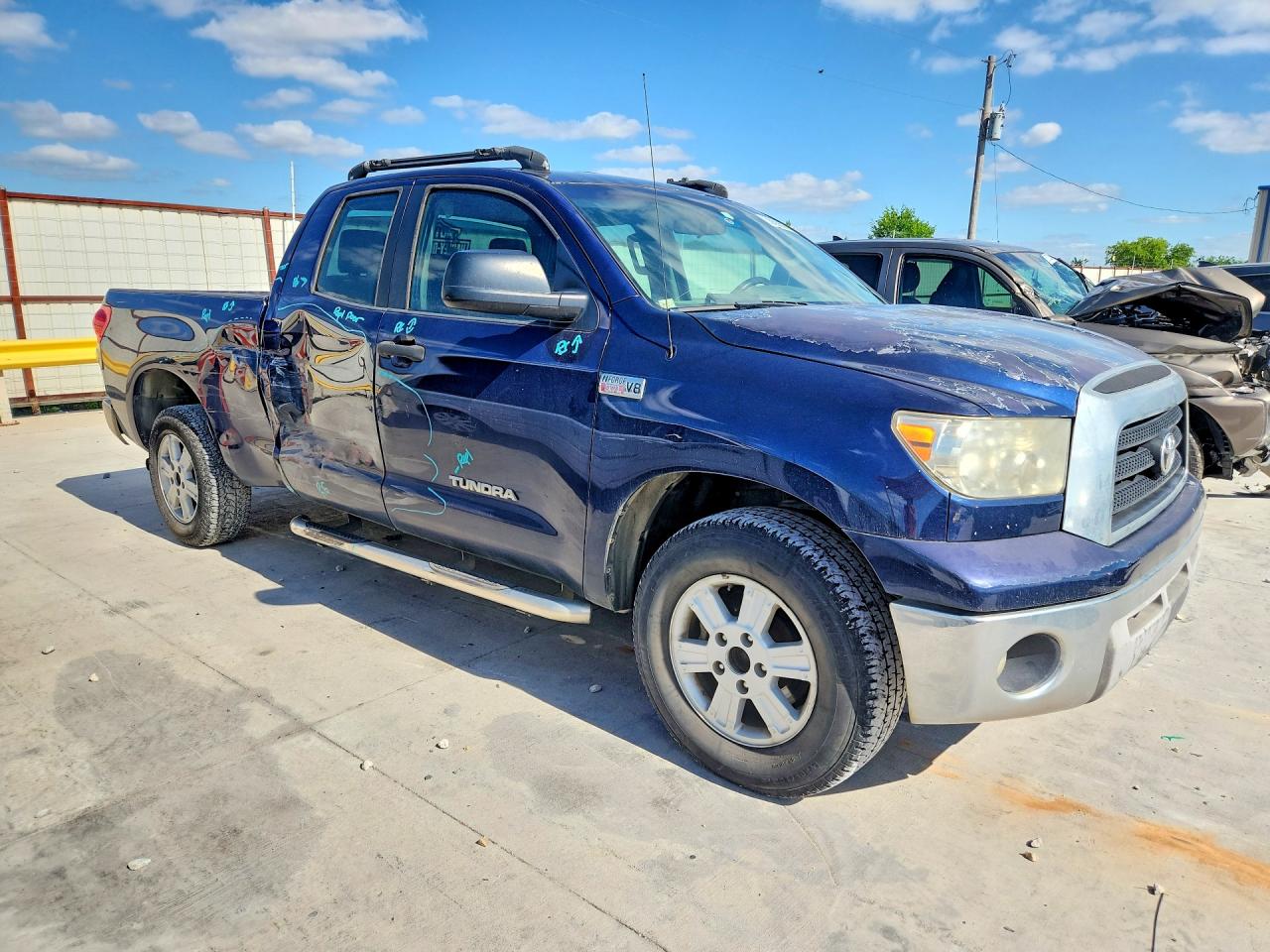 2008 Toyota Tundra Grade Blue vin: 5TFRV54138X067347