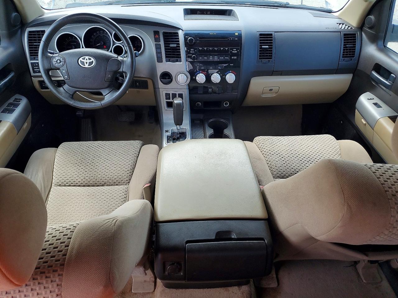 2009 Toyota Tundra Sr5 White vin: 5TFRV54139X072369