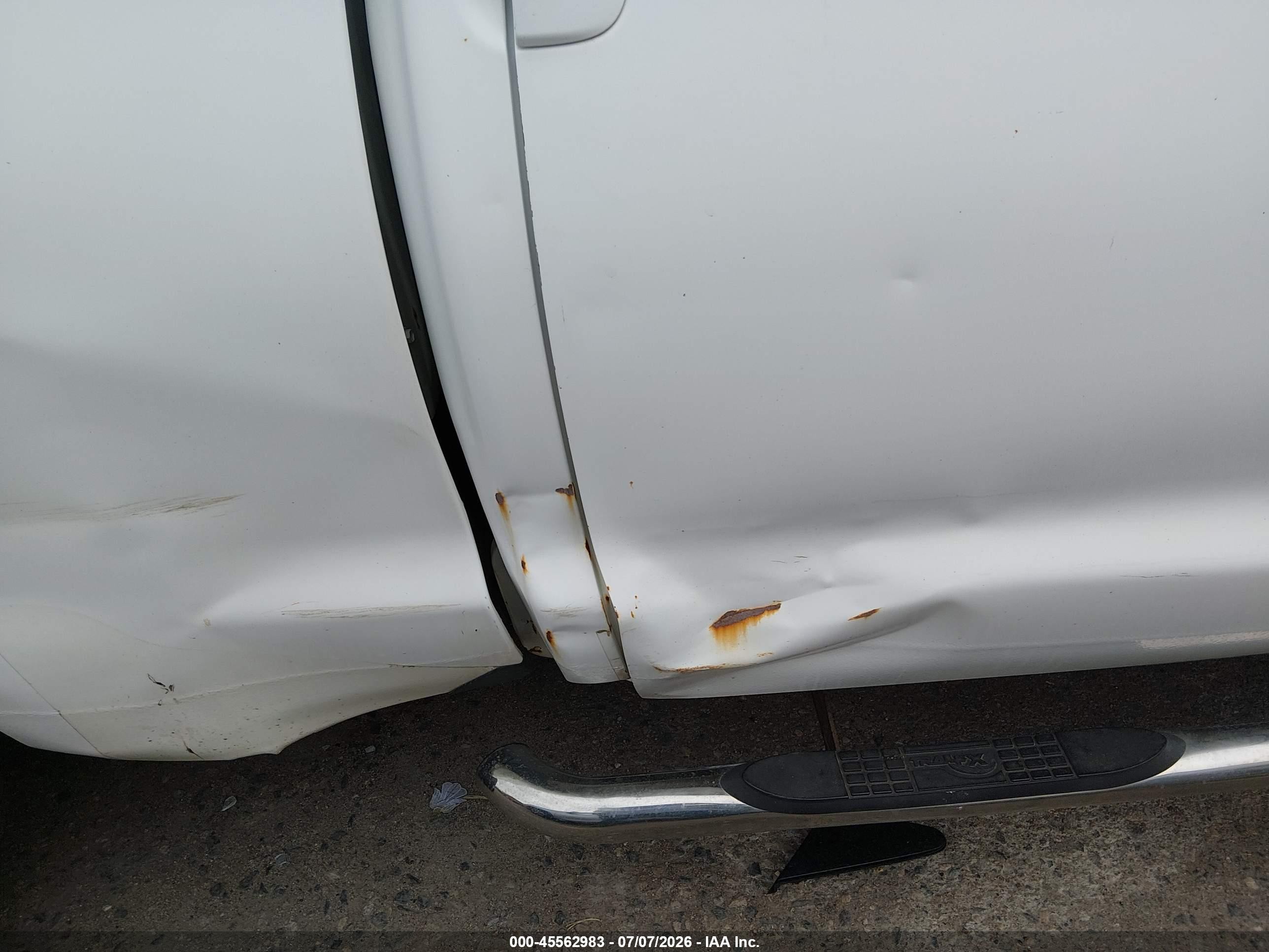 2007 Toyota Tundra Sr5 V8 White vin: 5TFRV54147X013974