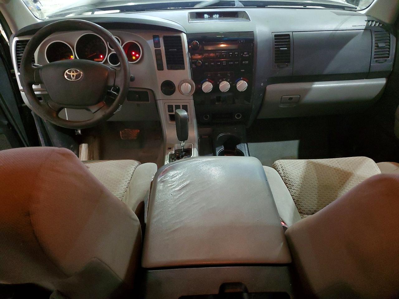 2007 Toyota Tundra Double Cab Sr5 Black vin: 5TFRV54147X019354