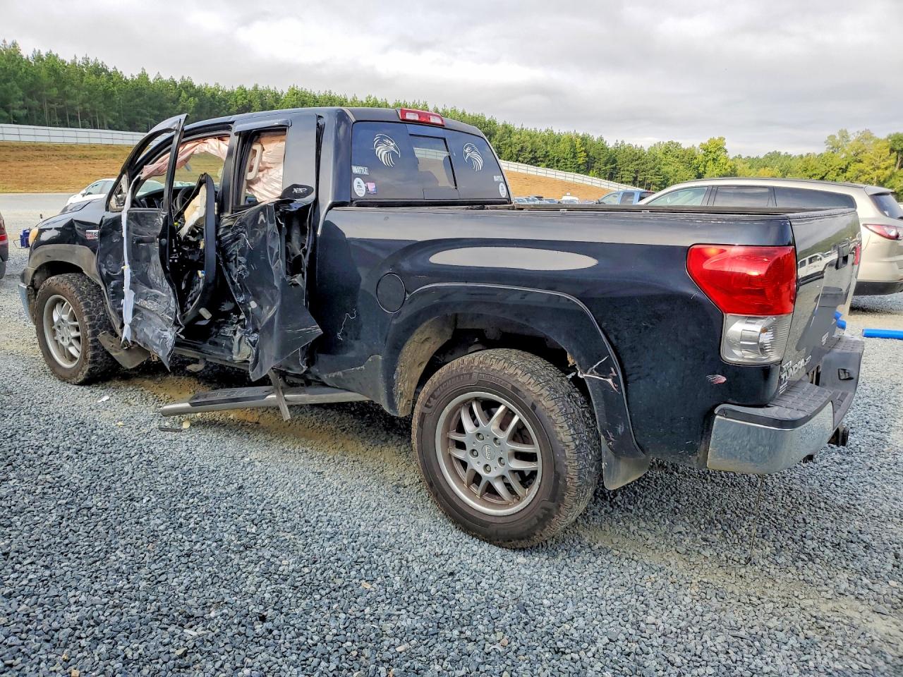 2008 Toyota Tundra Sr5 Black vin: 5TFRV54148X049021