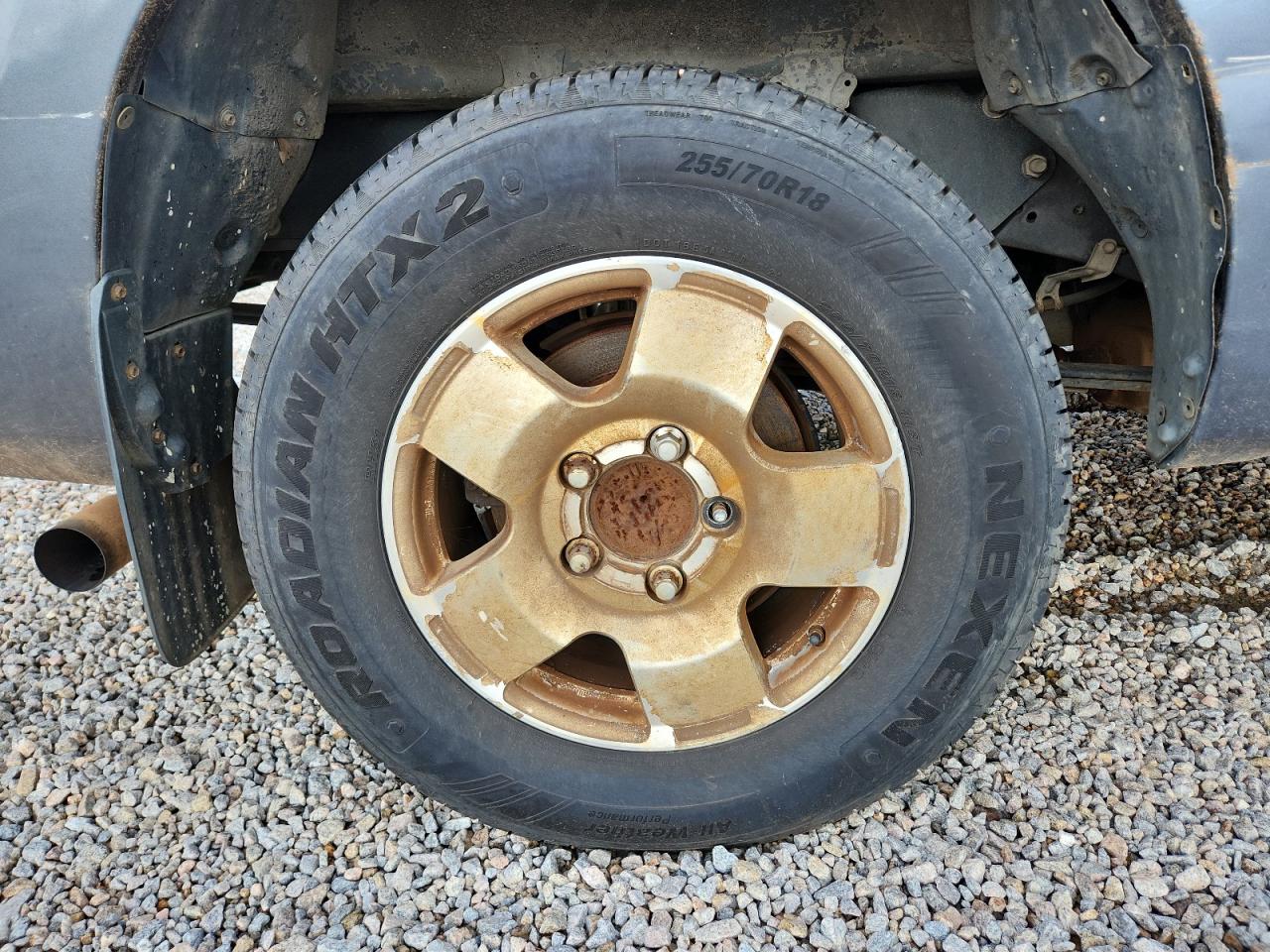 2008 Toyota Tundra Grade Blue vin: 5TFRV54148X063792 Damage: Right Rear Wheel, Corrosion, > 12 Inches