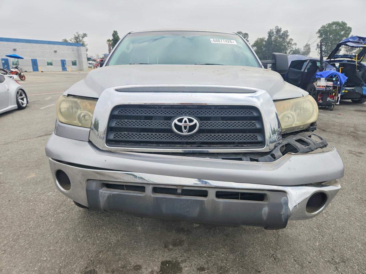2007 Toyota Tundra Double Cab Sr5 Silver vin: 5TFRV54157X004037