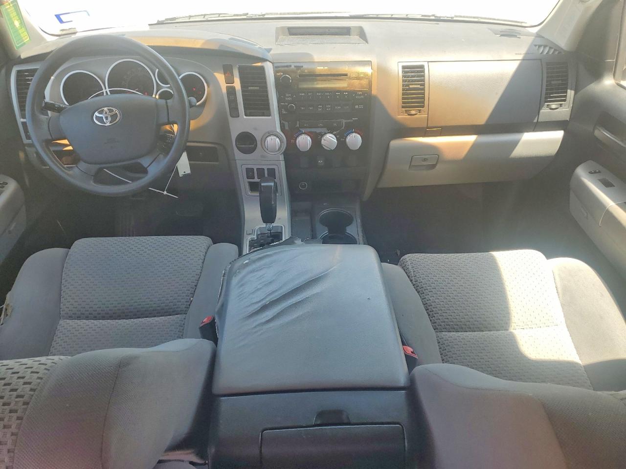 2007 Toyota Tundra Double Cab Sr5 White vin: 5TFRV54157X004720