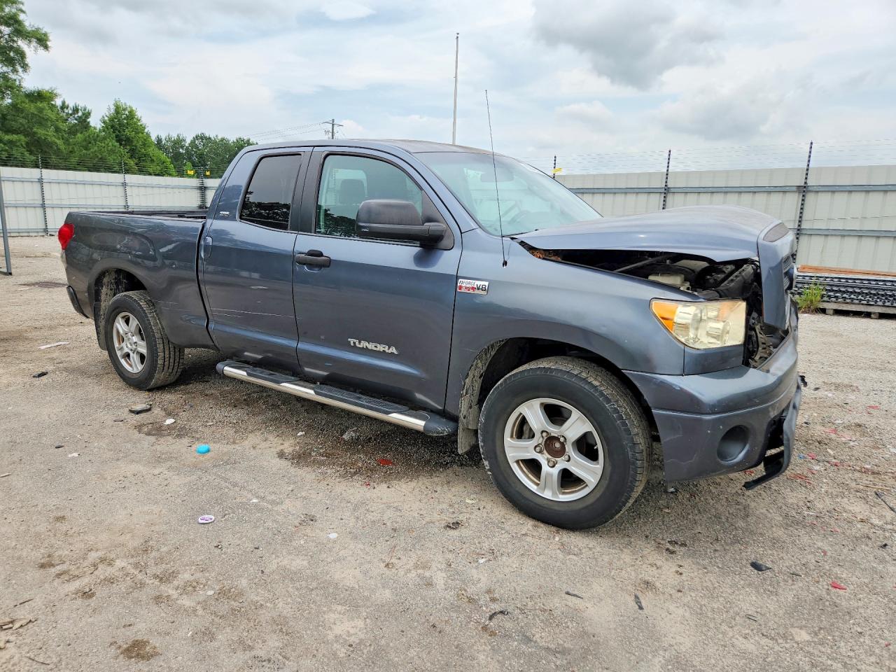 2007 Toyota Tundra Sr5 Gray vin: 5TFRV54157X010551