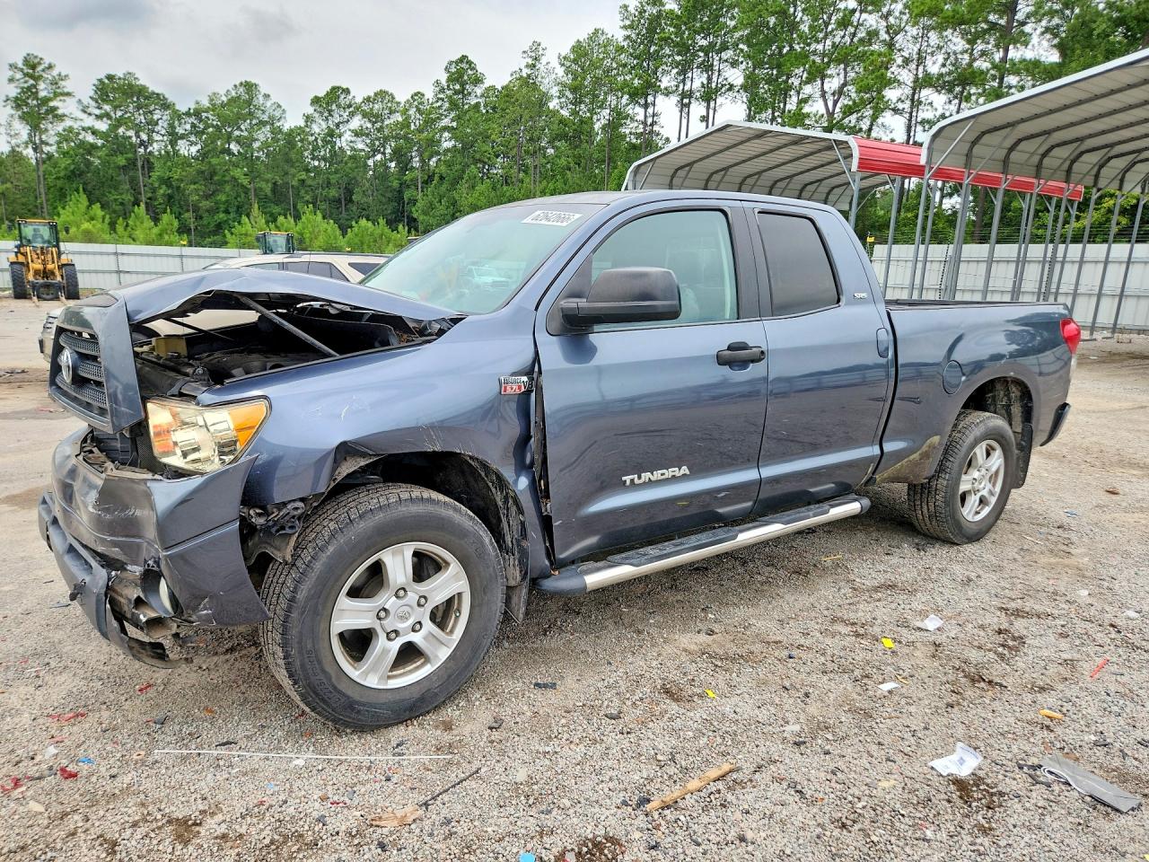 2007 Toyota Tundra Sr5 Gray vin: 5TFRV54157X010551