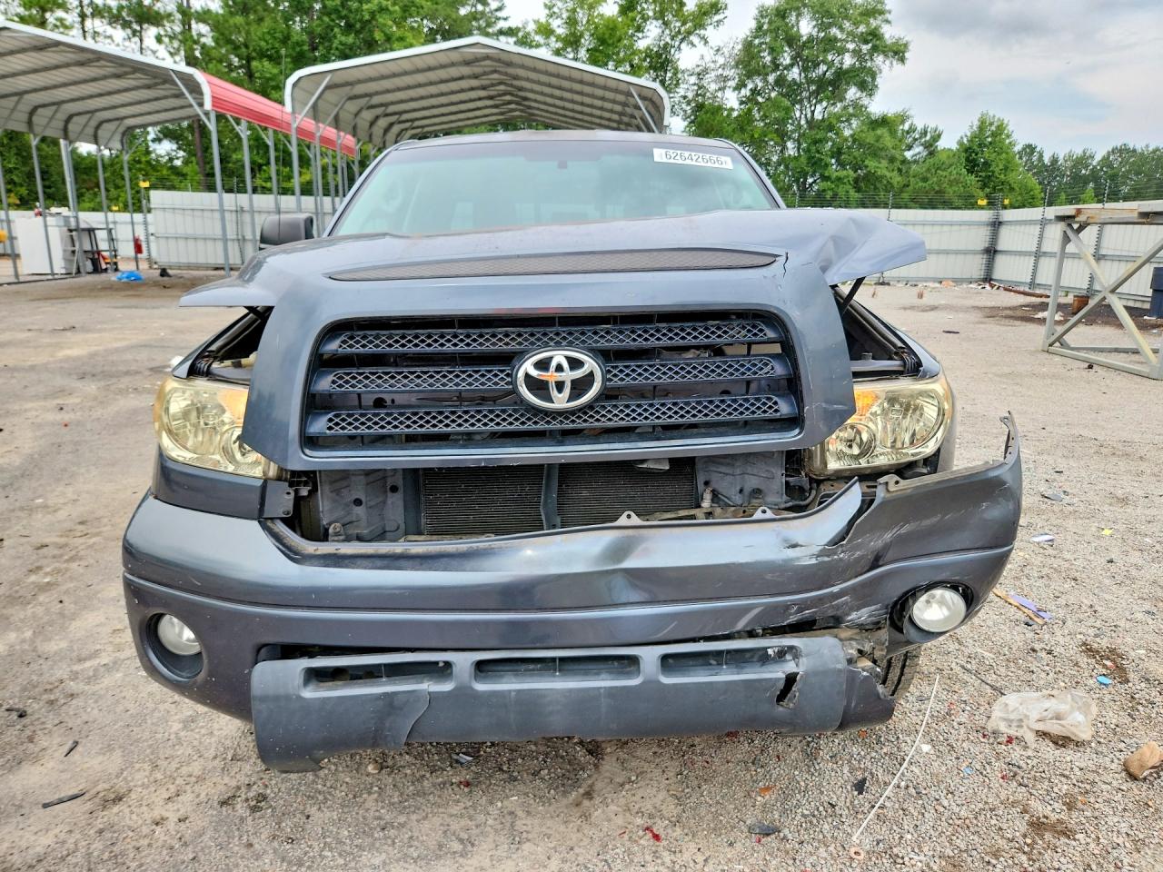 2007 Toyota Tundra Sr5 Gray vin: 5TFRV54157X010551