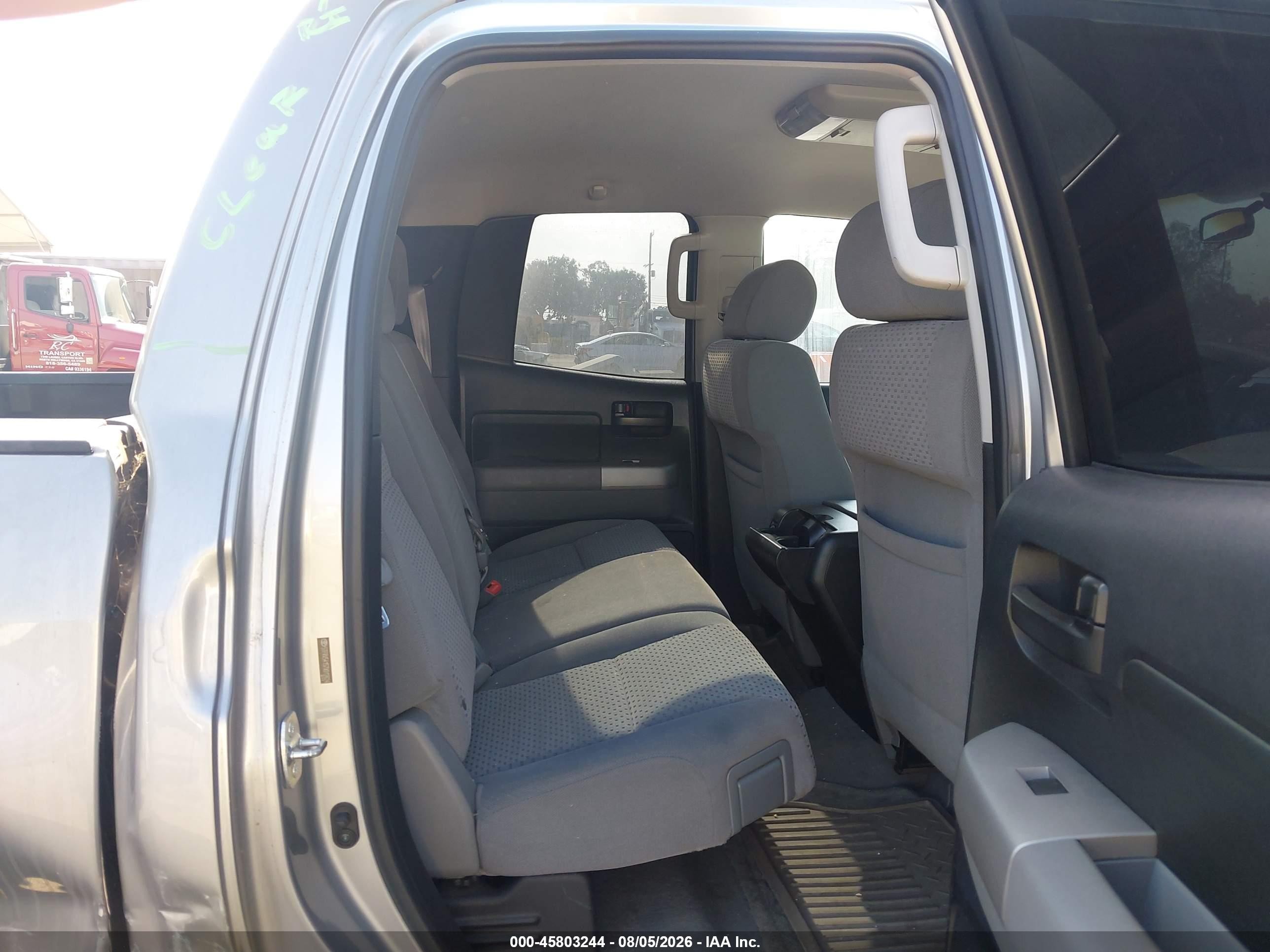 2007 Toyota Tundra Sr5 V8 Silver vin: 5TFRV54157X012624