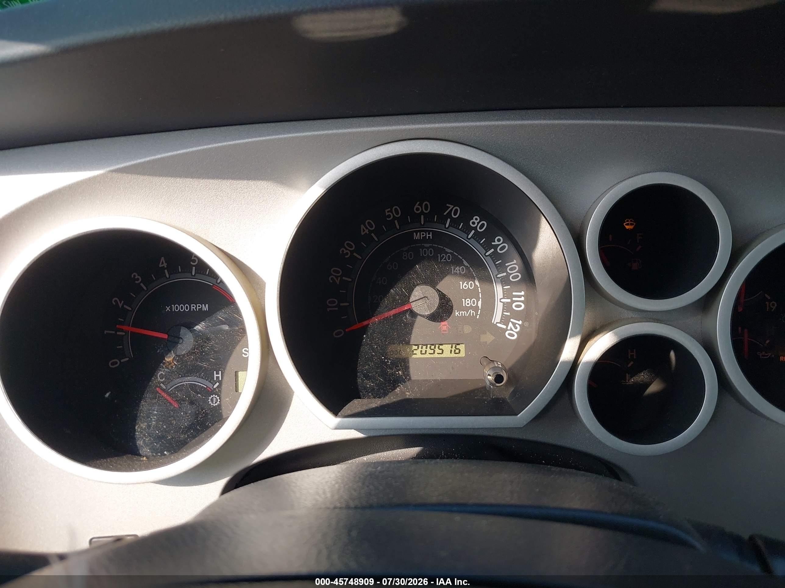 2007 Toyota Tundra Sr5 V8 Зеленый vin: 5TFRV54157X021730
