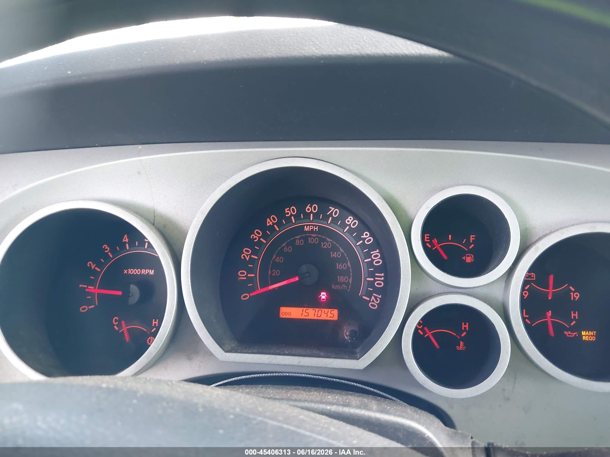 2008 Toyota Tundra Sr5 5.7l V8 Серый vin: 5TFRV54158X034754