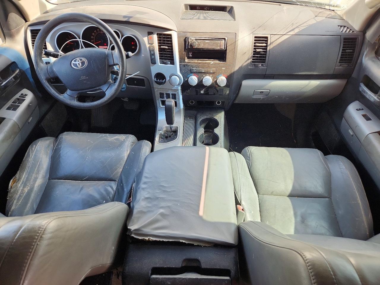 2008 Toyota Tundra Sr5 White vin: 5TFRV54158X035287