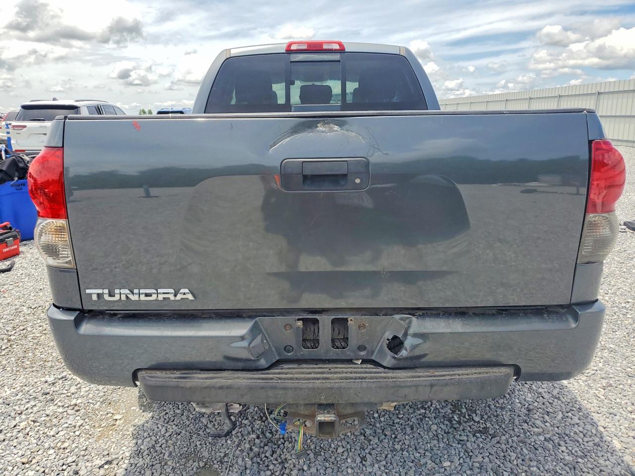 2008 Toyota Tundra Sr5 Серый vin: 5TFRV54158X039758