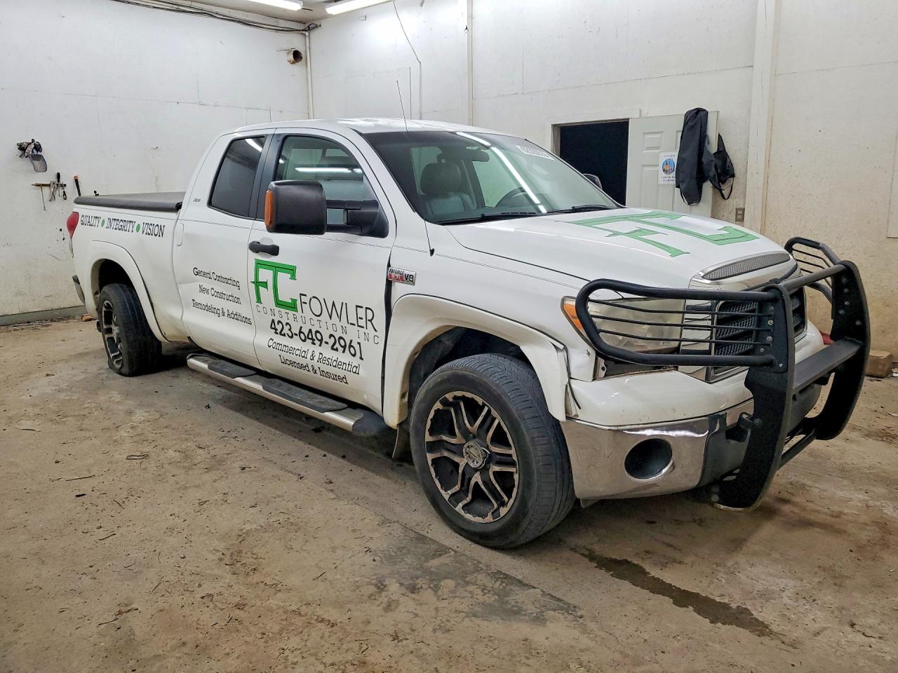 2007 Toyota Tundra Sr5 Белый vin: 5TFRV54167X024992