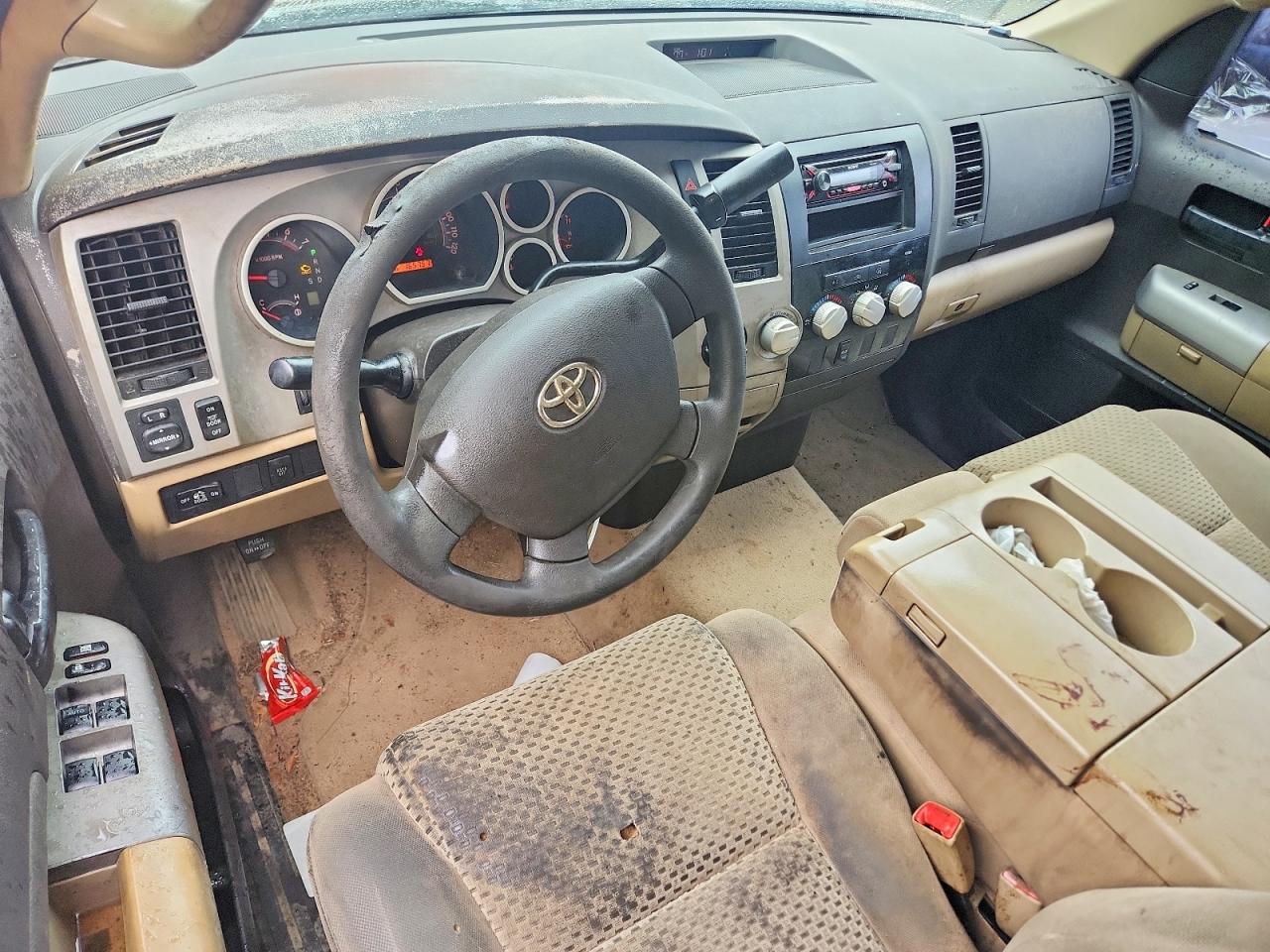 2007 Toyota Tundra Double Cab Sr5 Tan vin: 5TFRV54177X004699