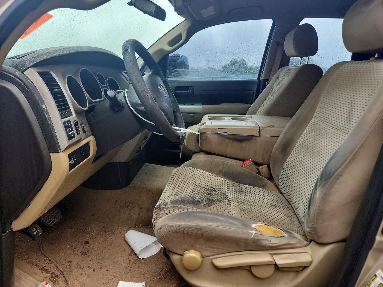 2007 Toyota Tundra Double Cab Sr5 Tan vin: 5TFRV54177X004699