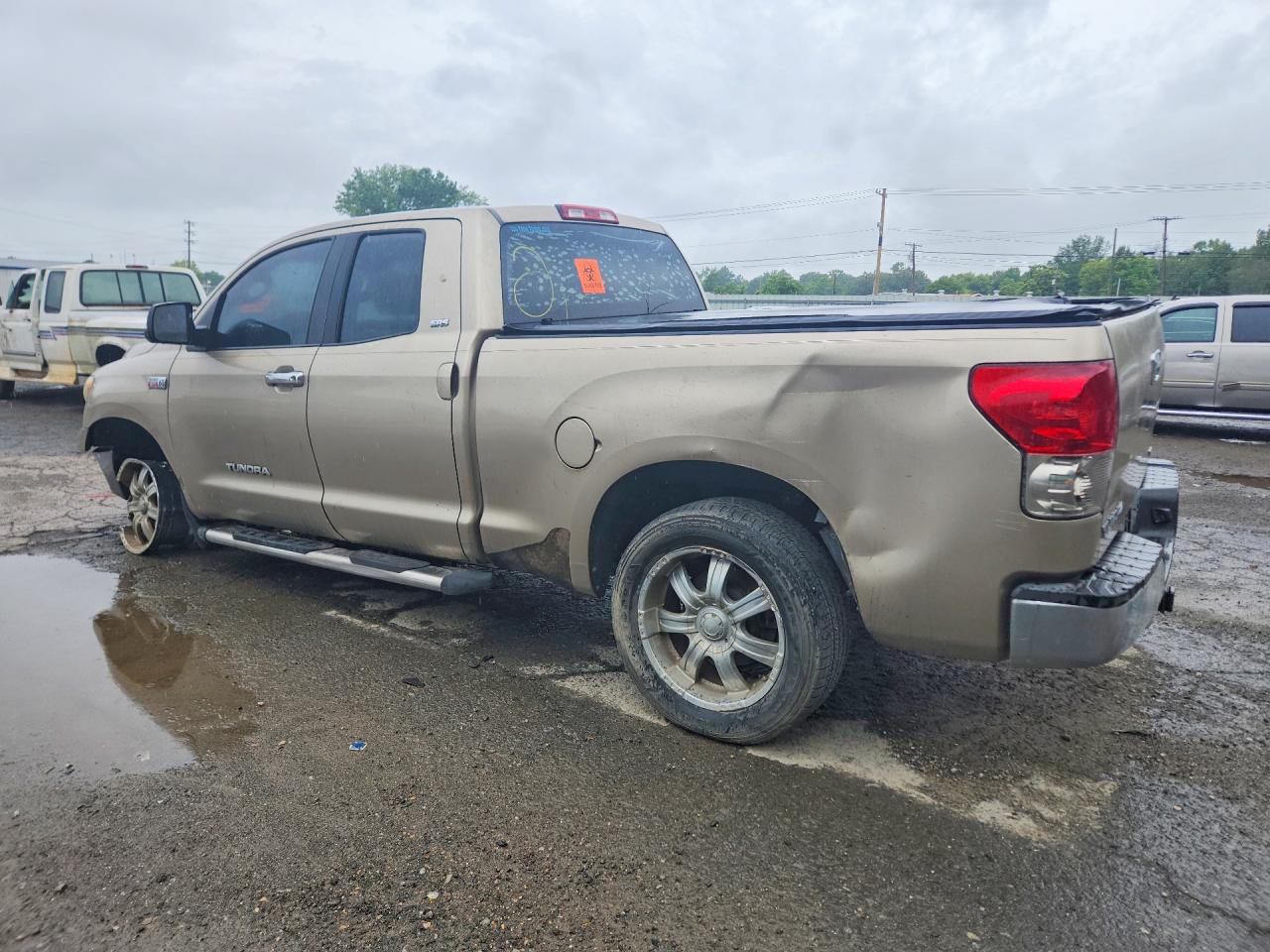 2007 Toyota Tundra Double Cab Sr5 Tan vin: 5TFRV54177X004699