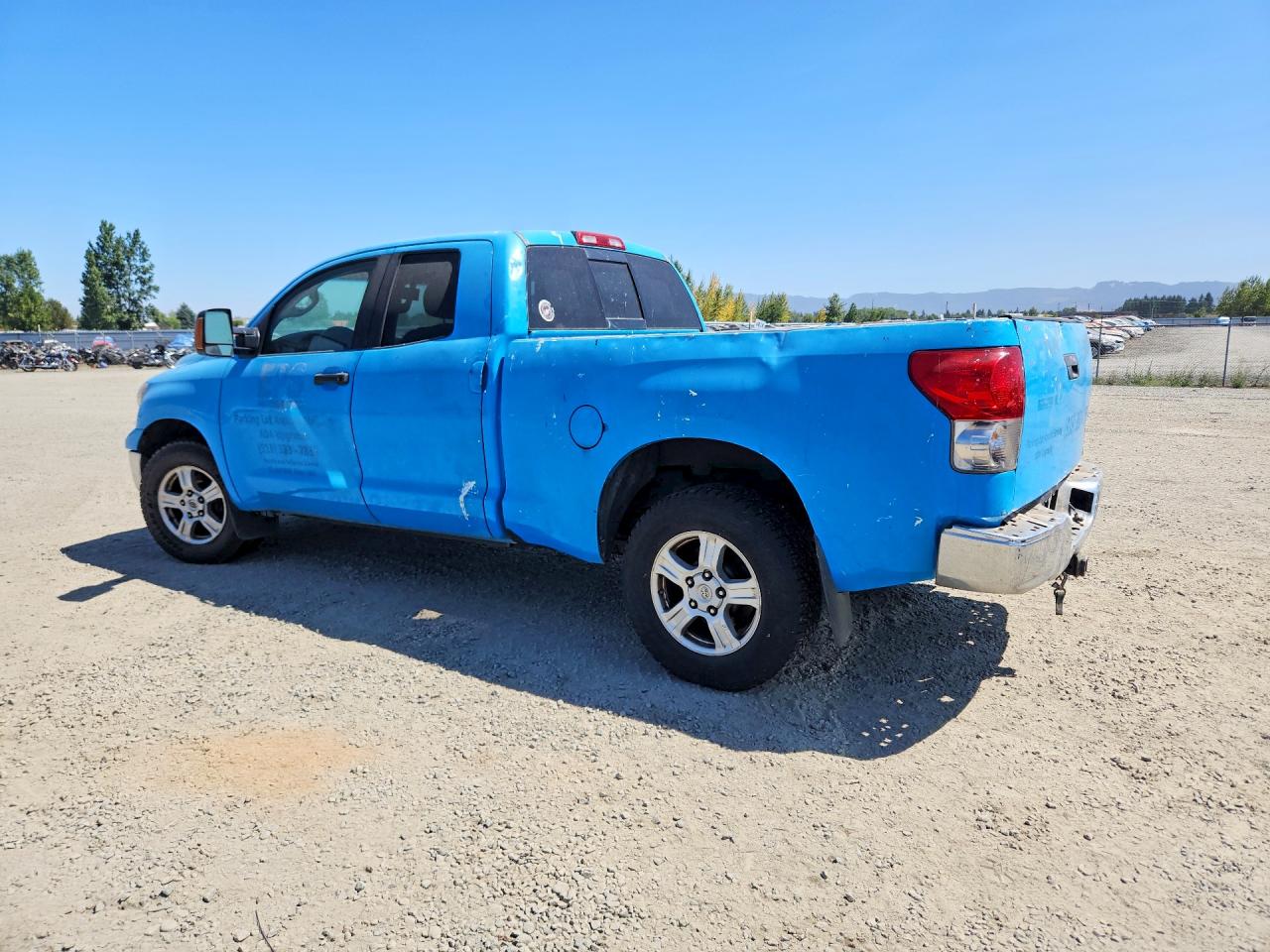2007 Toyota Tundra Sr5 Blue vin: 5TFRV54187X008633