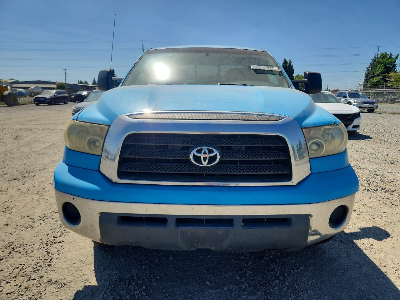 2007 Toyota Tundra Sr5 Blue vin: 5TFRV54187X008633