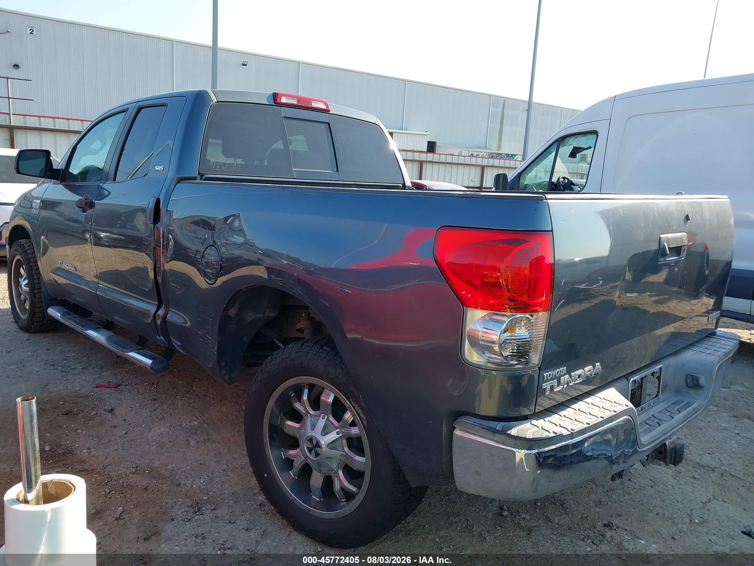 2007 Toyota Tundra Sr5 V8 Gray vin: 5TFRV54187X023066