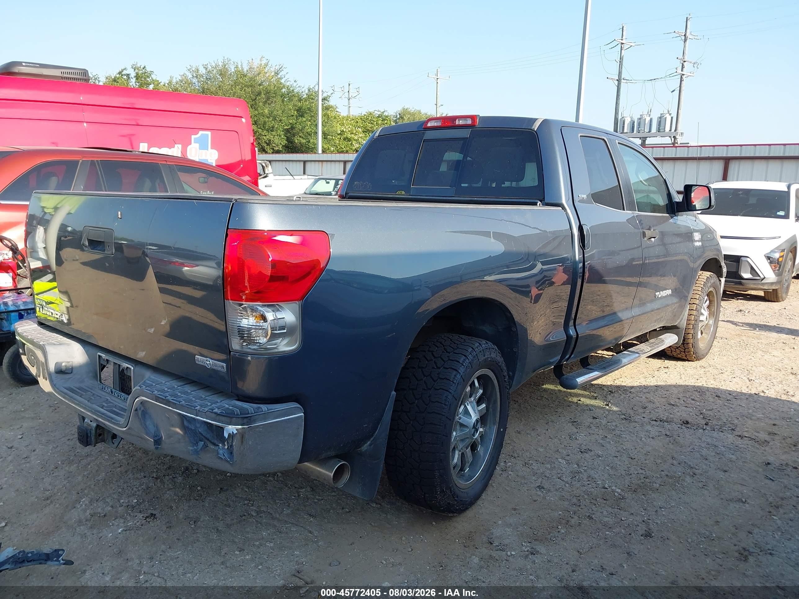 2007 Toyota Tundra Sr5 V8 Gray vin: 5TFRV54187X023066