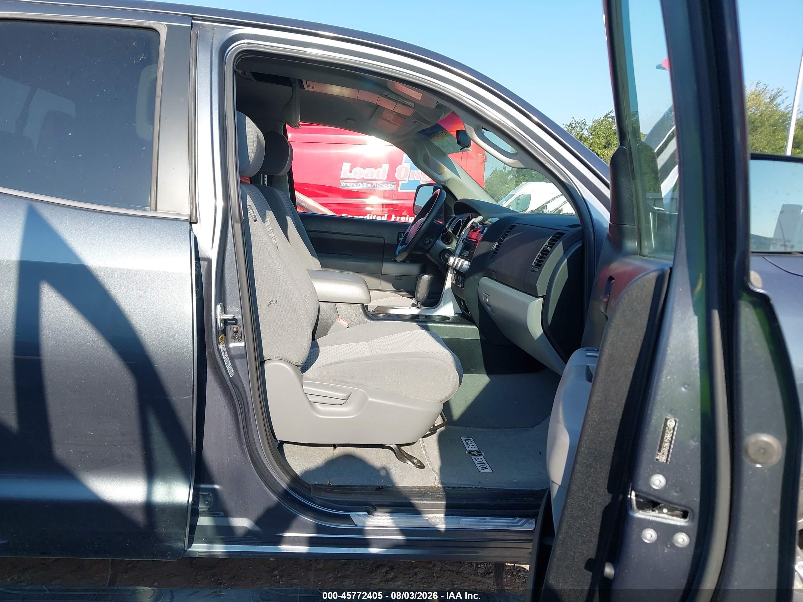 2007 Toyota Tundra Sr5 V8 Gray vin: 5TFRV54187X023066