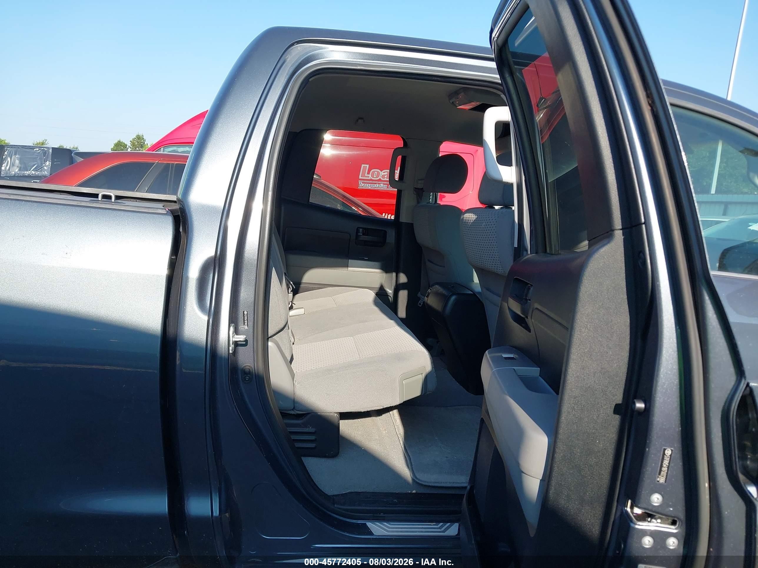 2007 Toyota Tundra Sr5 V8 Gray vin: 5TFRV54187X023066
