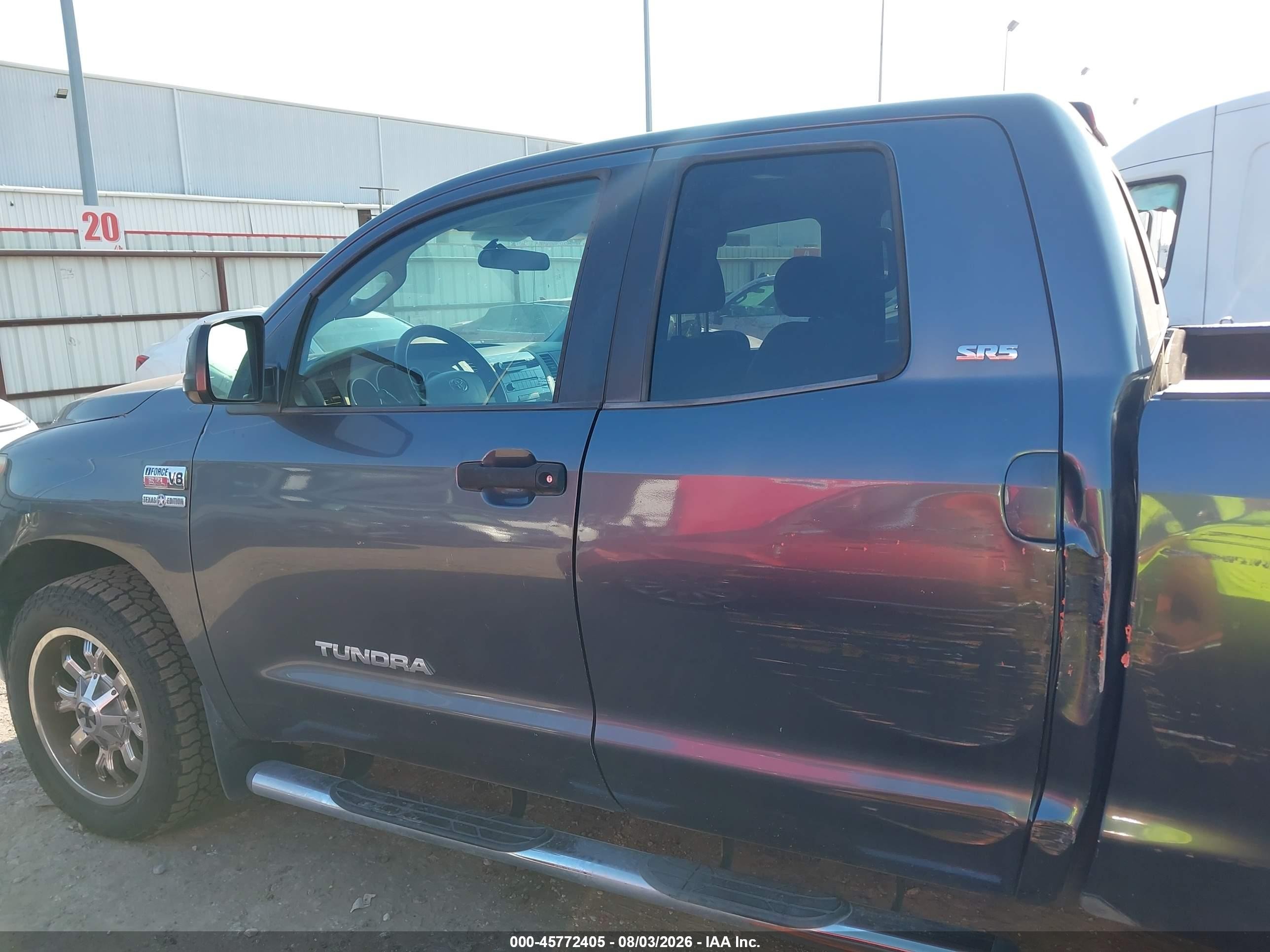 2007 Toyota Tundra Sr5 V8 Gray vin: 5TFRV54187X023066