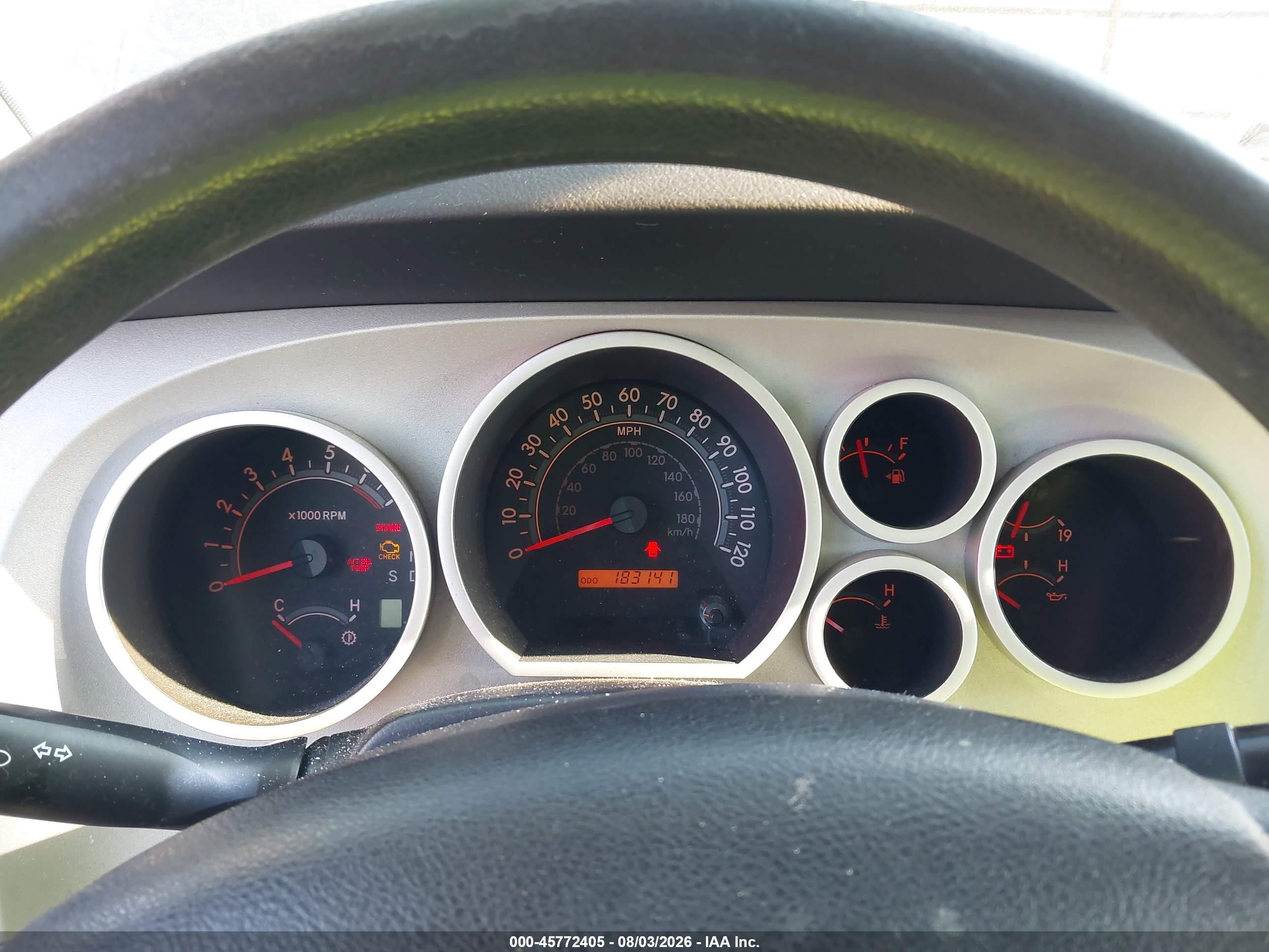 2007 Toyota Tundra Sr5 V8 Gray vin: 5TFRV54187X023066