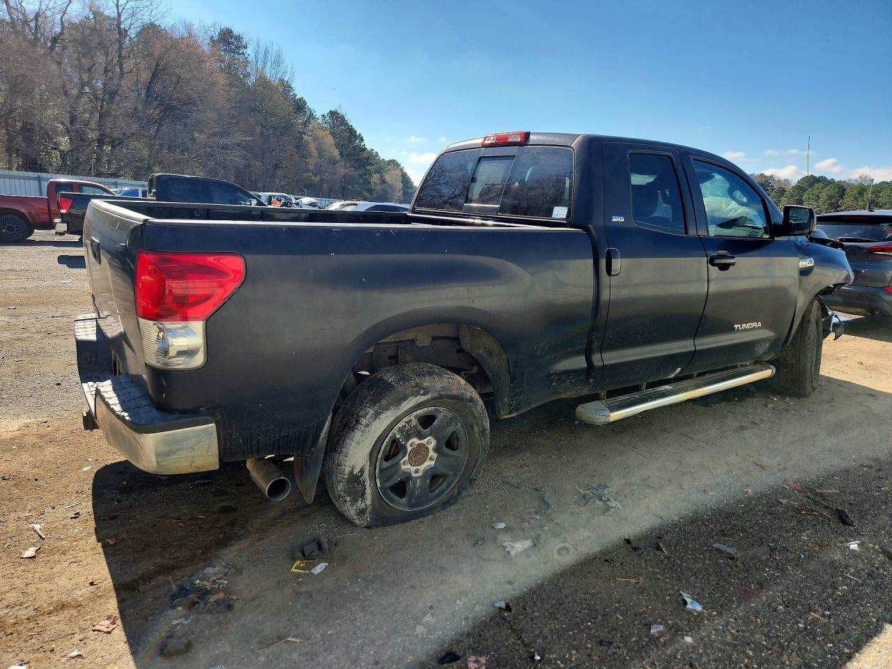 2008 Toyota Tundra Sr5 Black vin: 5TFRV54188X036773
