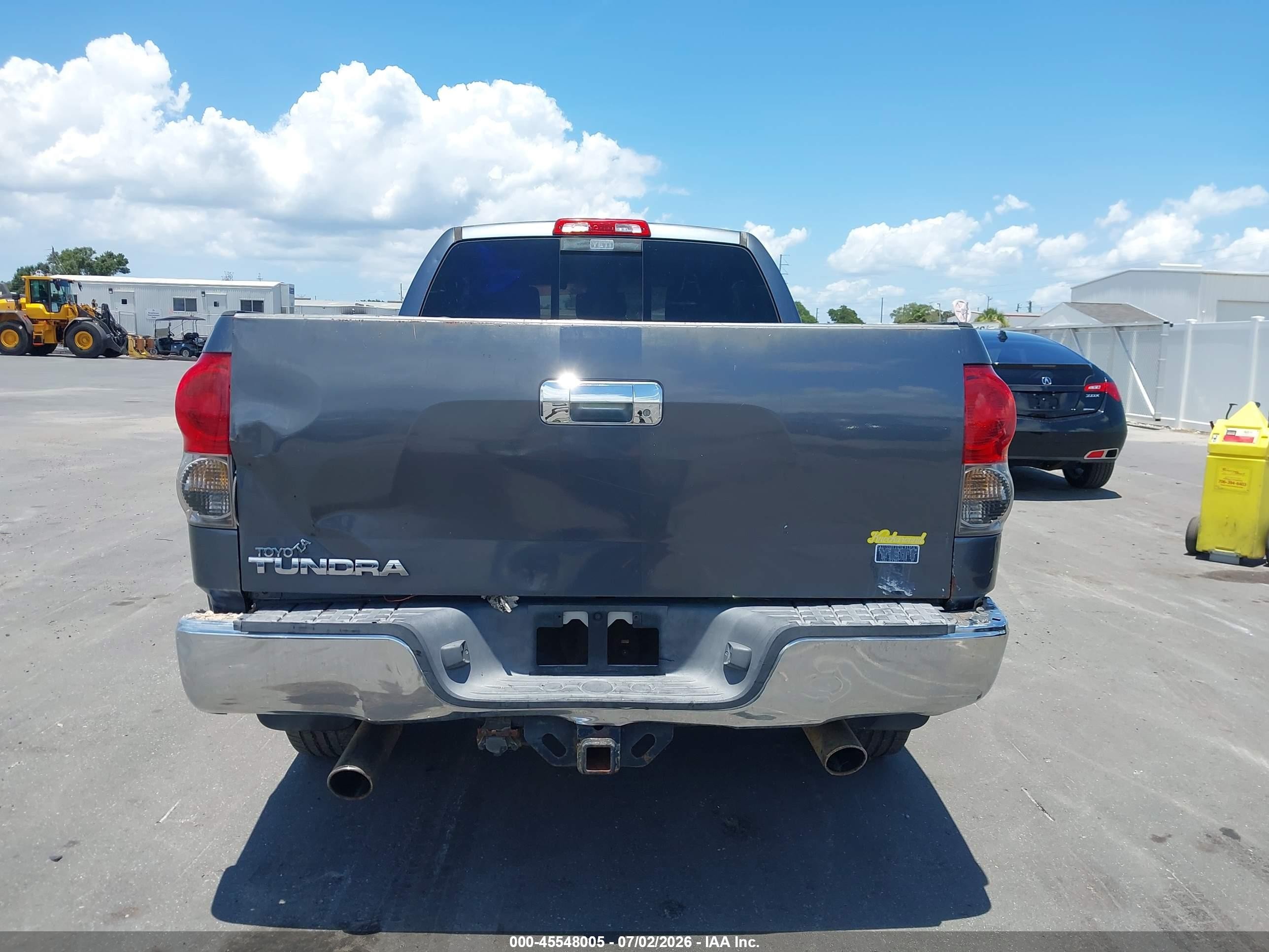 2008 Toyota Tundra Sr5 5.7l V8 Blue vin: 5TFRV54188X048454