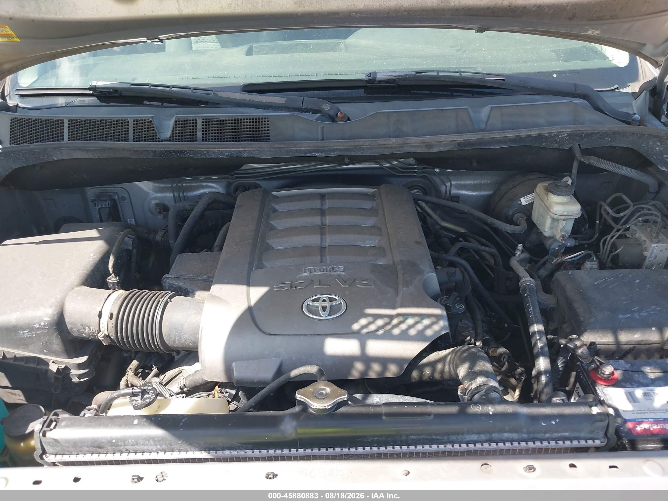 2008 Toyota Tundra Base 5.7l V8 Silver vin: 5TFRV54188X056831