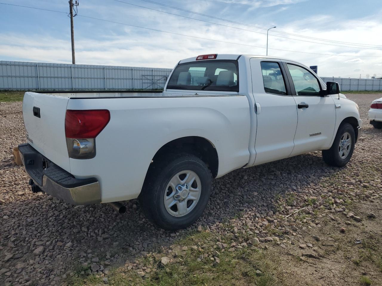 2008 Toyota Tundra White vin: 5TFRV54188X061110