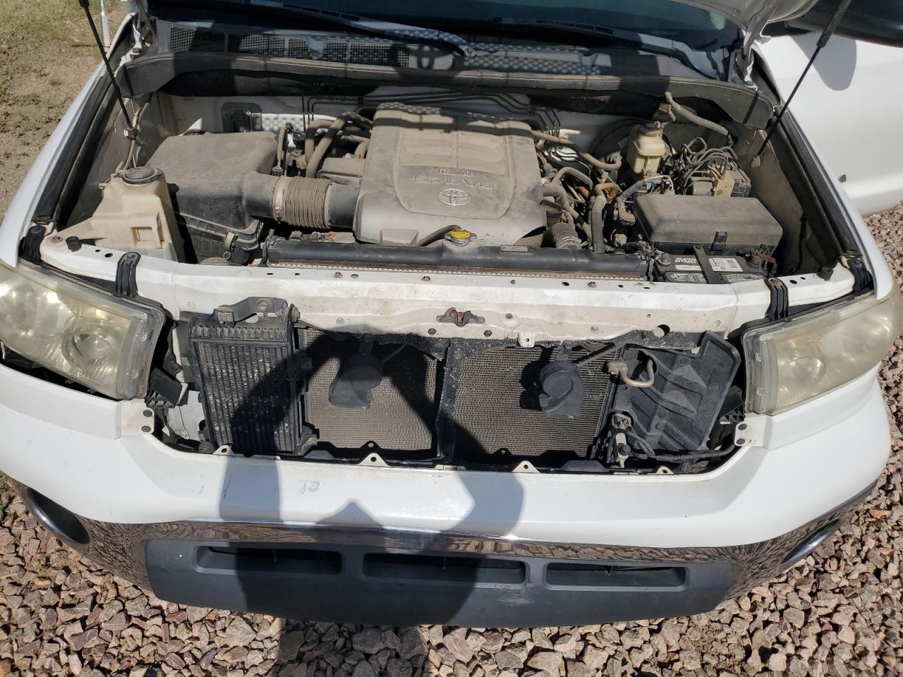 2008 Toyota Tundra White vin: 5TFRV54188X061110