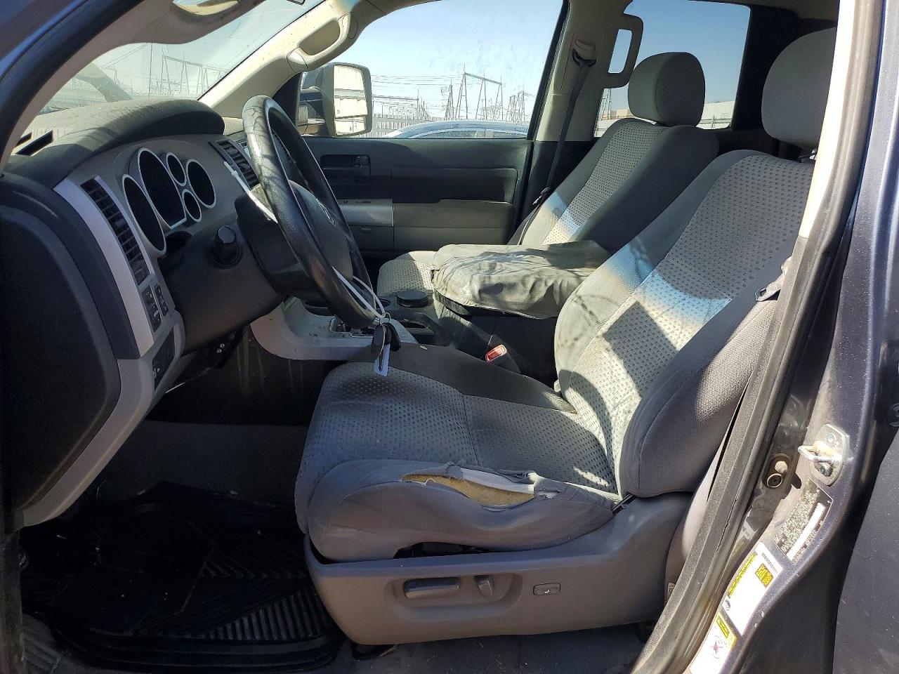 2007 Toyota Tundra Double Cab Sr5 Charcoal vin: 5TFRV54197X010827