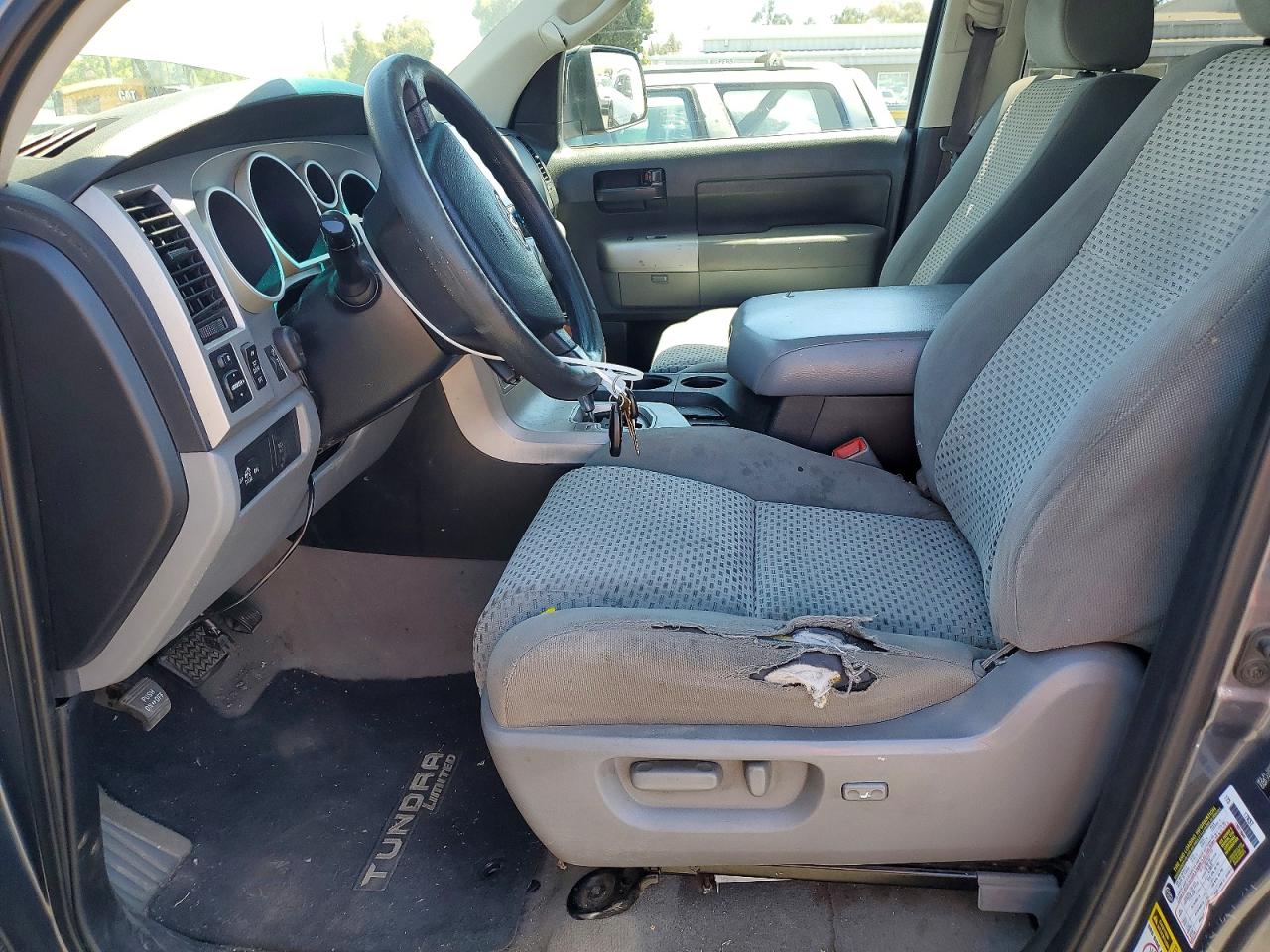 2007 Toyota Tundra Sr5 Gray vin: 5TFRV54197X025974