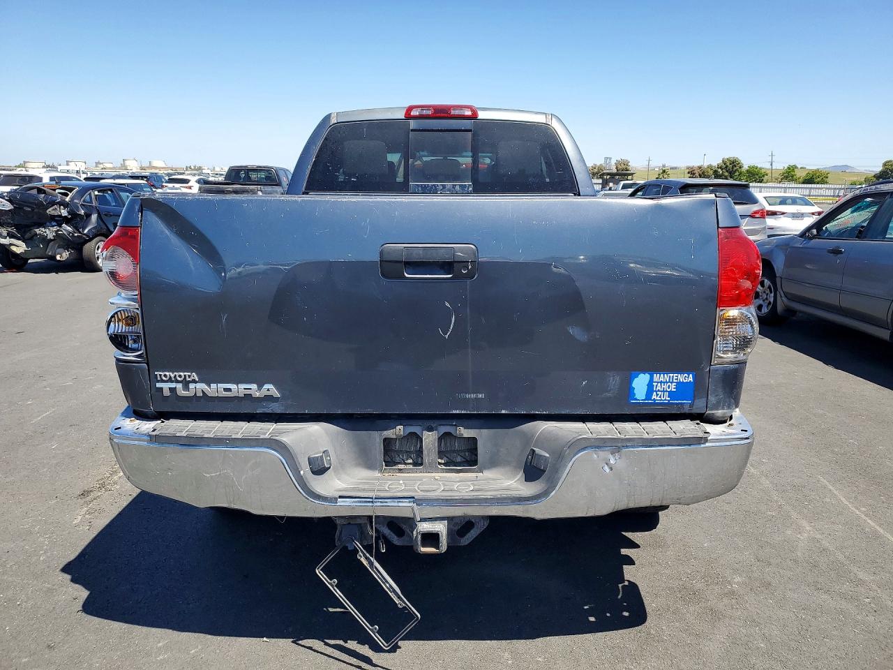 2007 Toyota Tundra Sr5 Gray vin: 5TFRV54197X025974