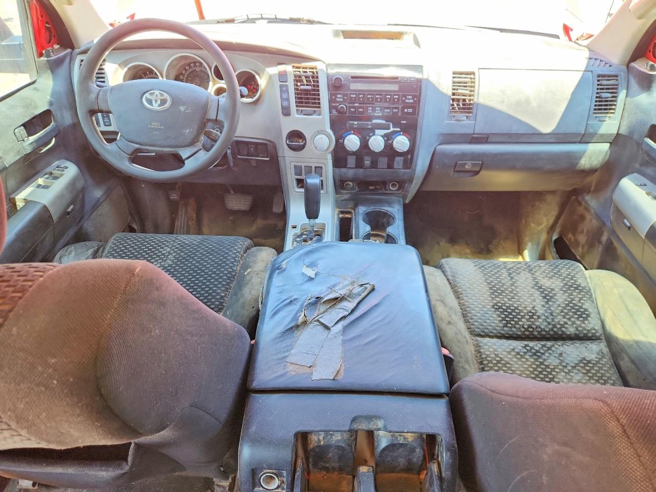 2007 Toyota Tundra Sr5 Красный vin: 5TFRV54197X030379