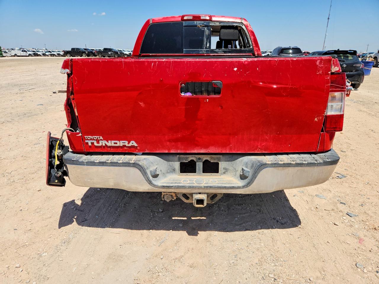 2007 Toyota Tundra Sr5 Красный vin: 5TFRV54197X030379
