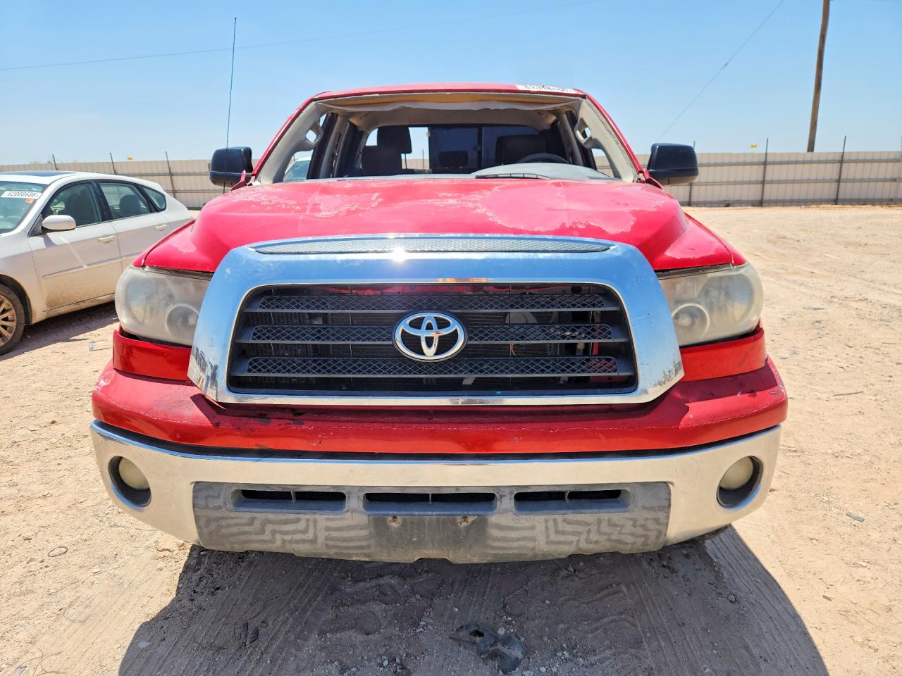 2007 Toyota Tundra Sr5 Красный vin: 5TFRV54197X030379