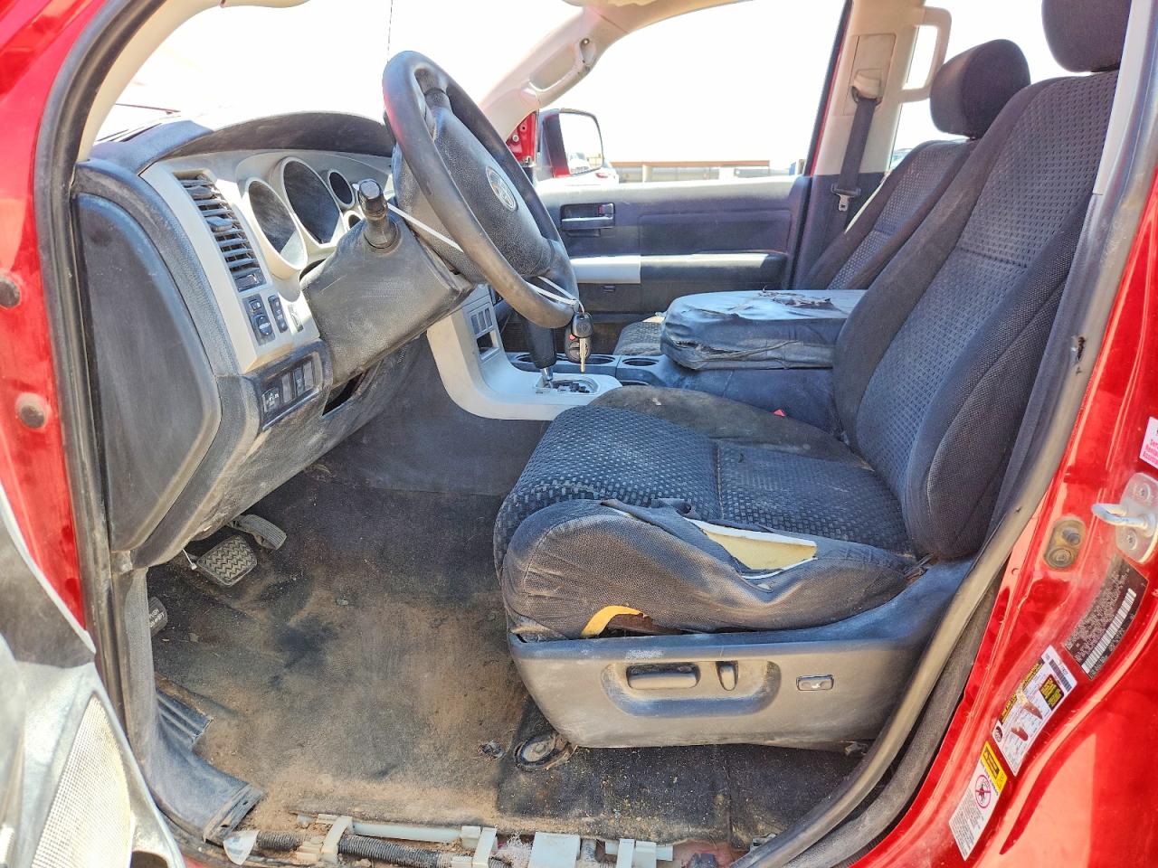 2007 Toyota Tundra Sr5 Красный vin: 5TFRV54197X030379