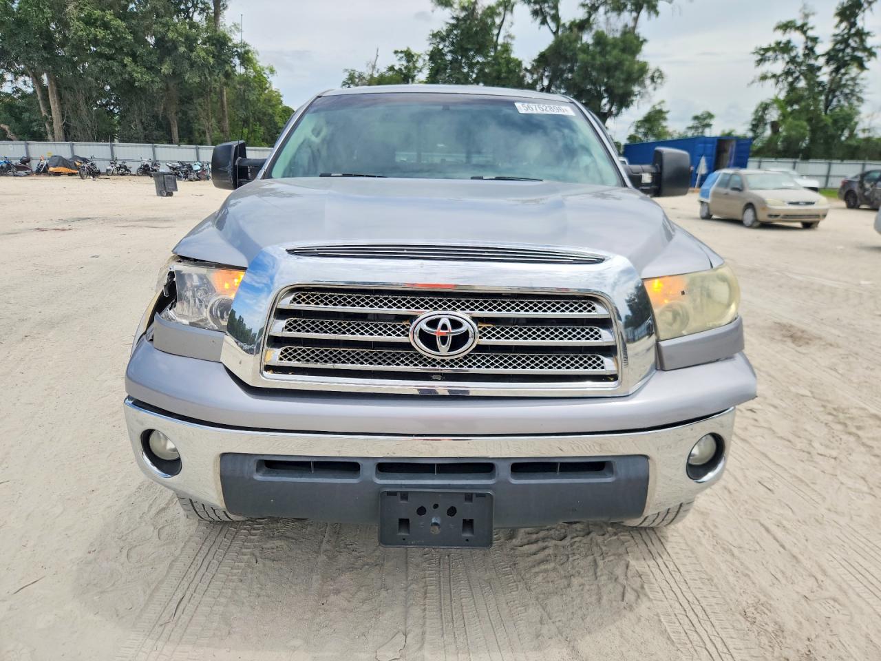 2008 Toyota Tundra Sr5 Silver vin: 5TFRV54198X040458